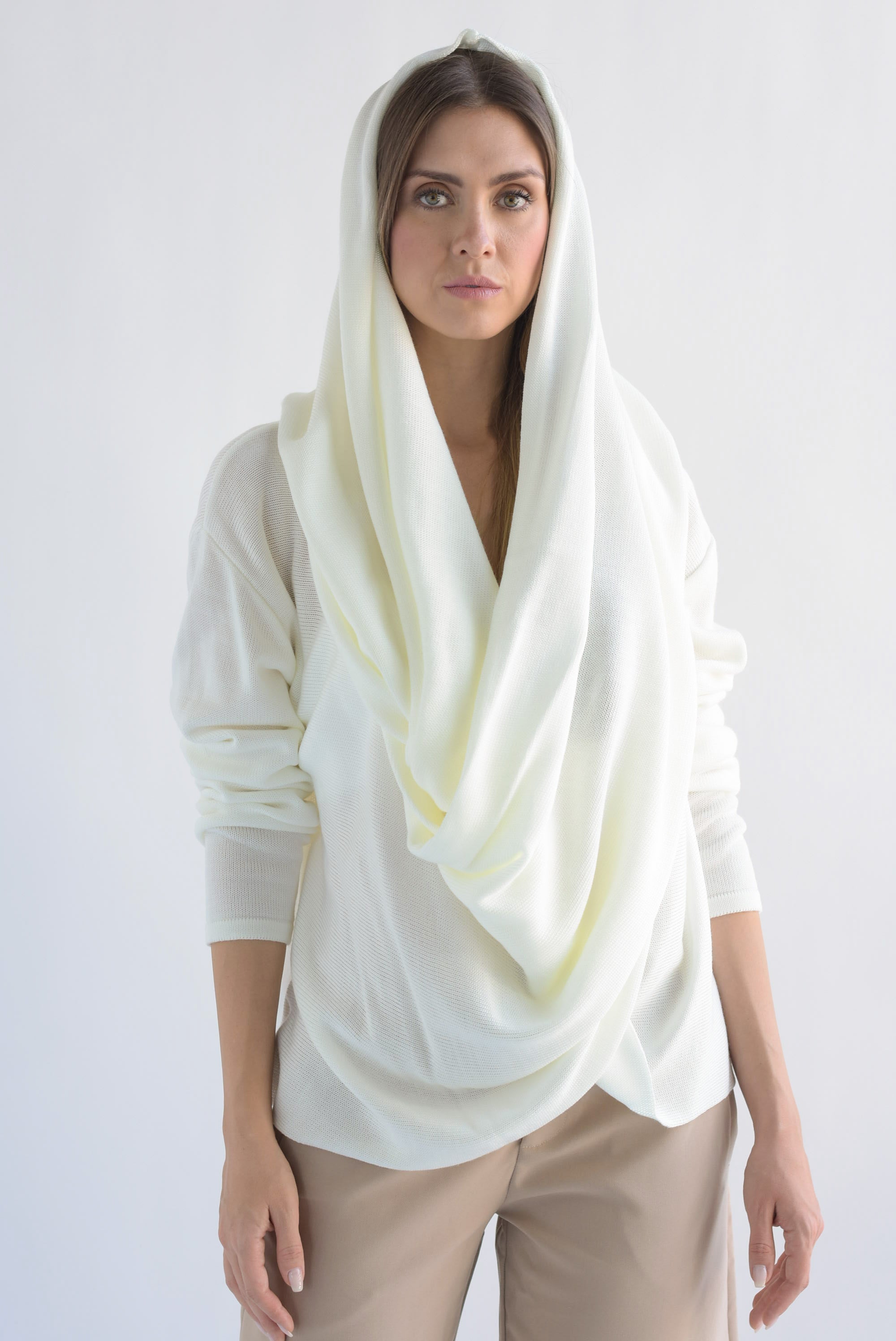 PREVENTA Sweater multiformas Ivory