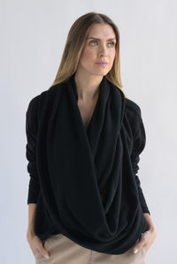 Fashion Styled PREVENTA Sweater multiformas Negro