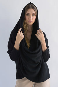 Fashion Styled PREVENTA Sweater multiformas Negro