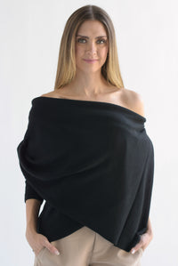 Fashion Styled PREVENTA Sweater multiformas Negro