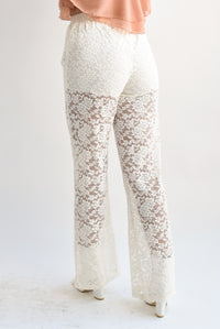 Fashion Styled Pantalón encaje Ivory