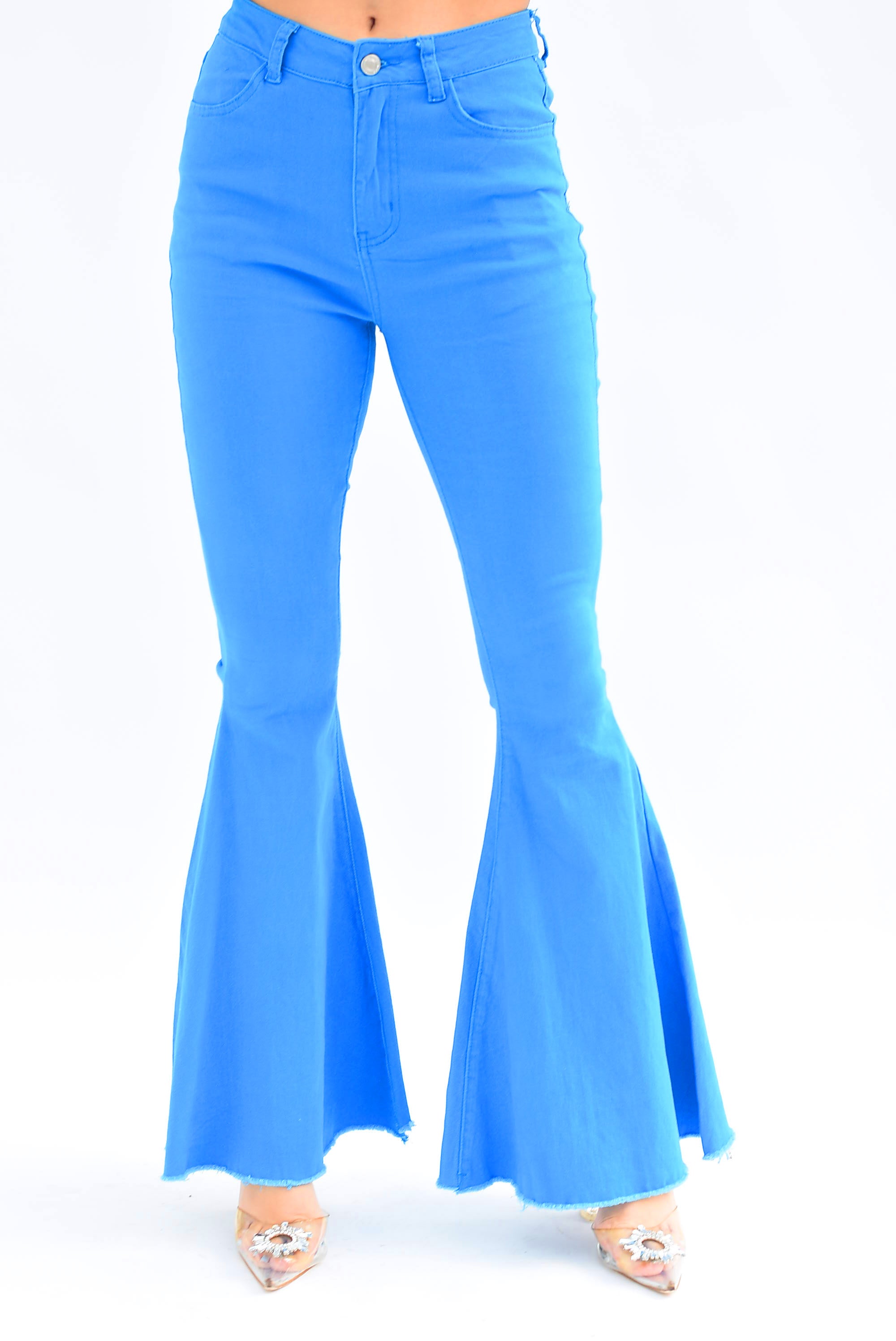 Jeans acampanados Azul