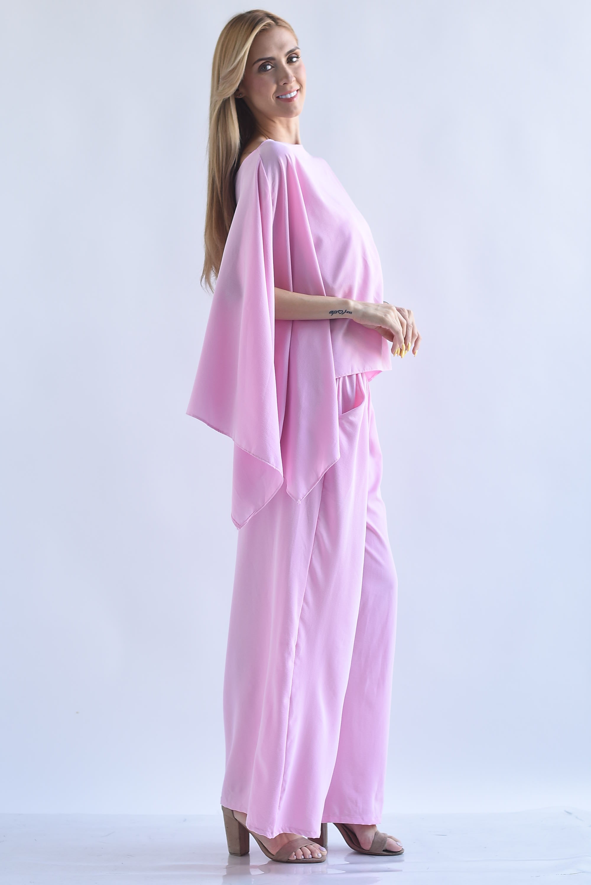 Set Pantalón, Capa poncho y Top