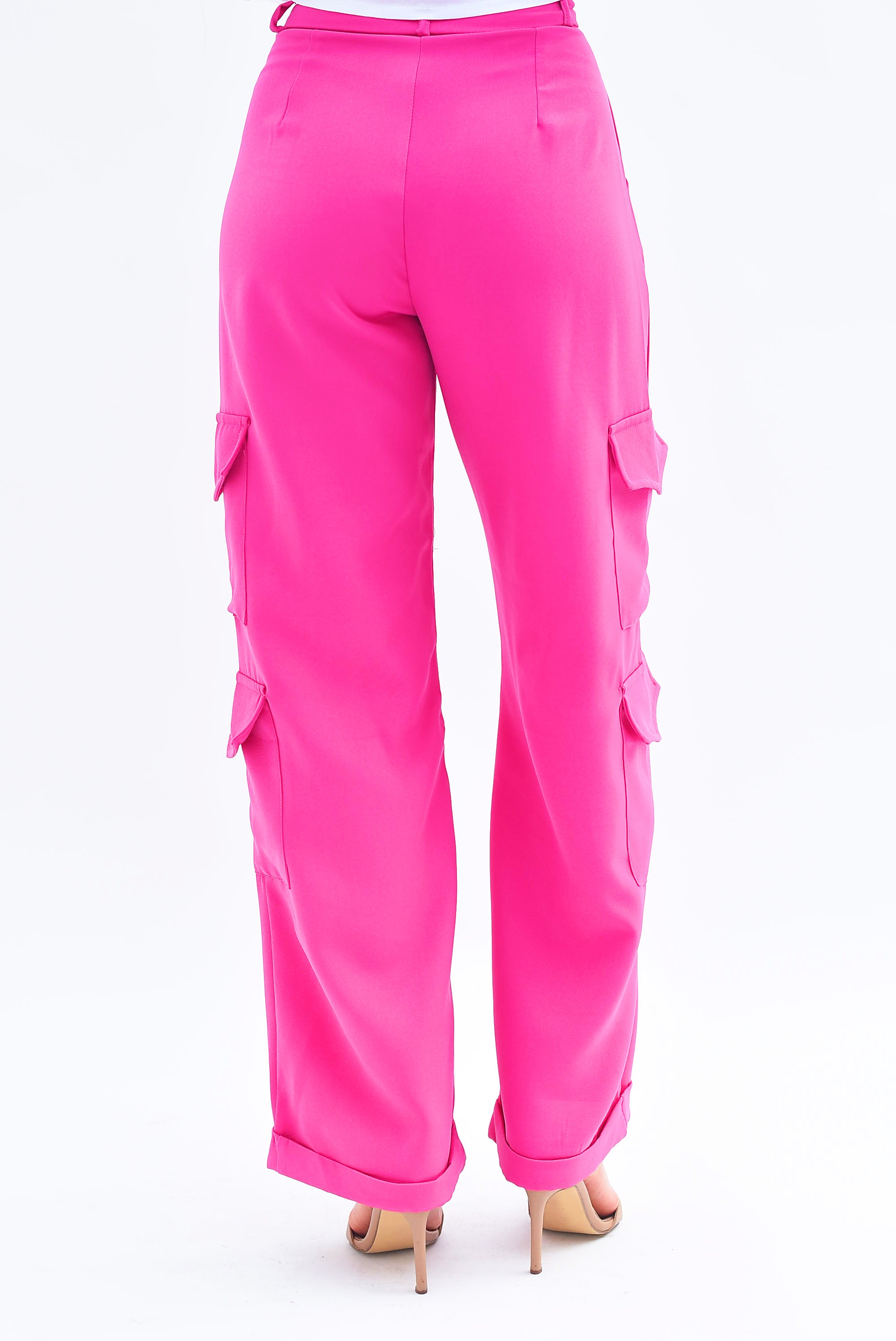 Pantalón de vestir cargo doble bolsa Fiusha