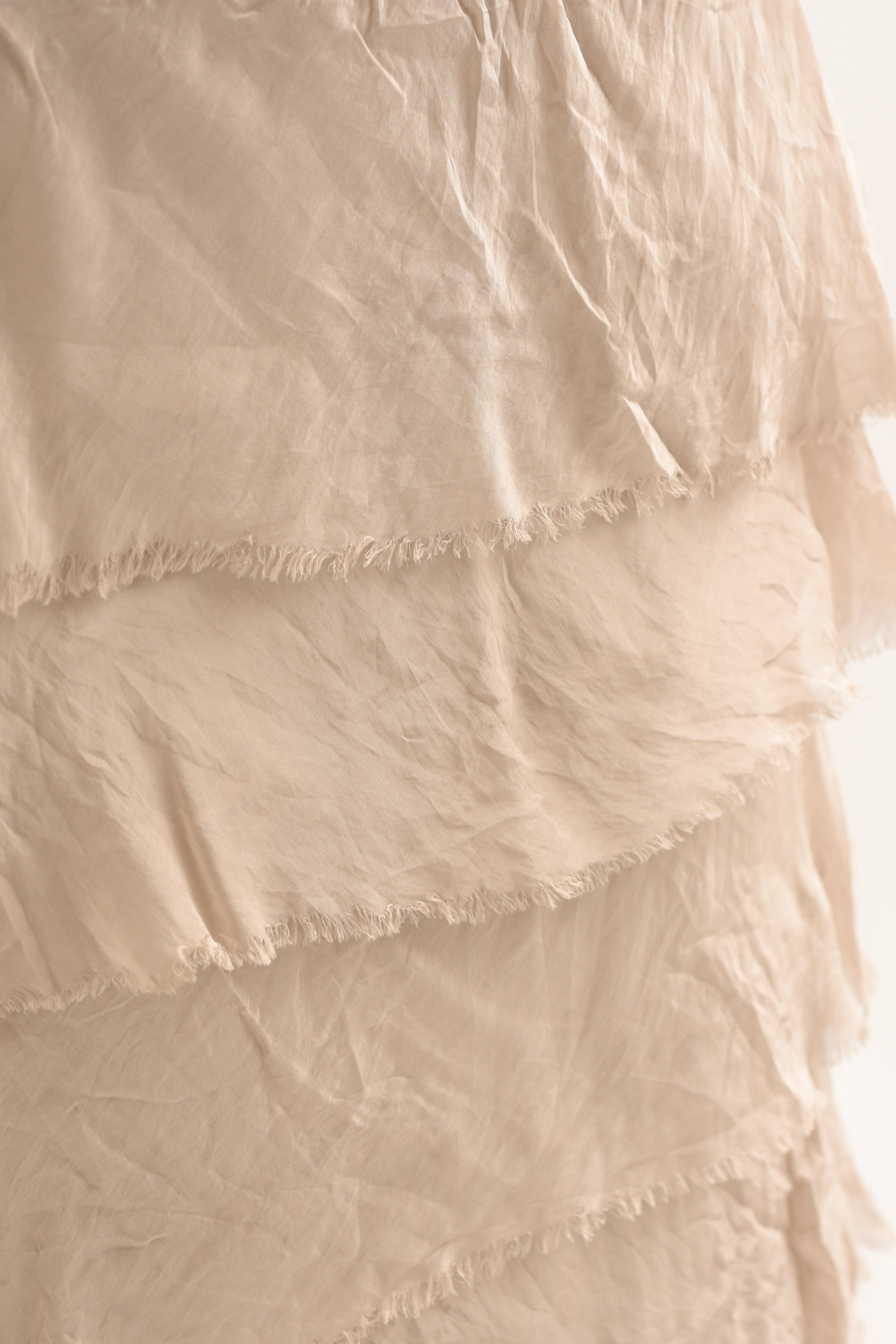 Set Falda larga olanes y Blusón Greige