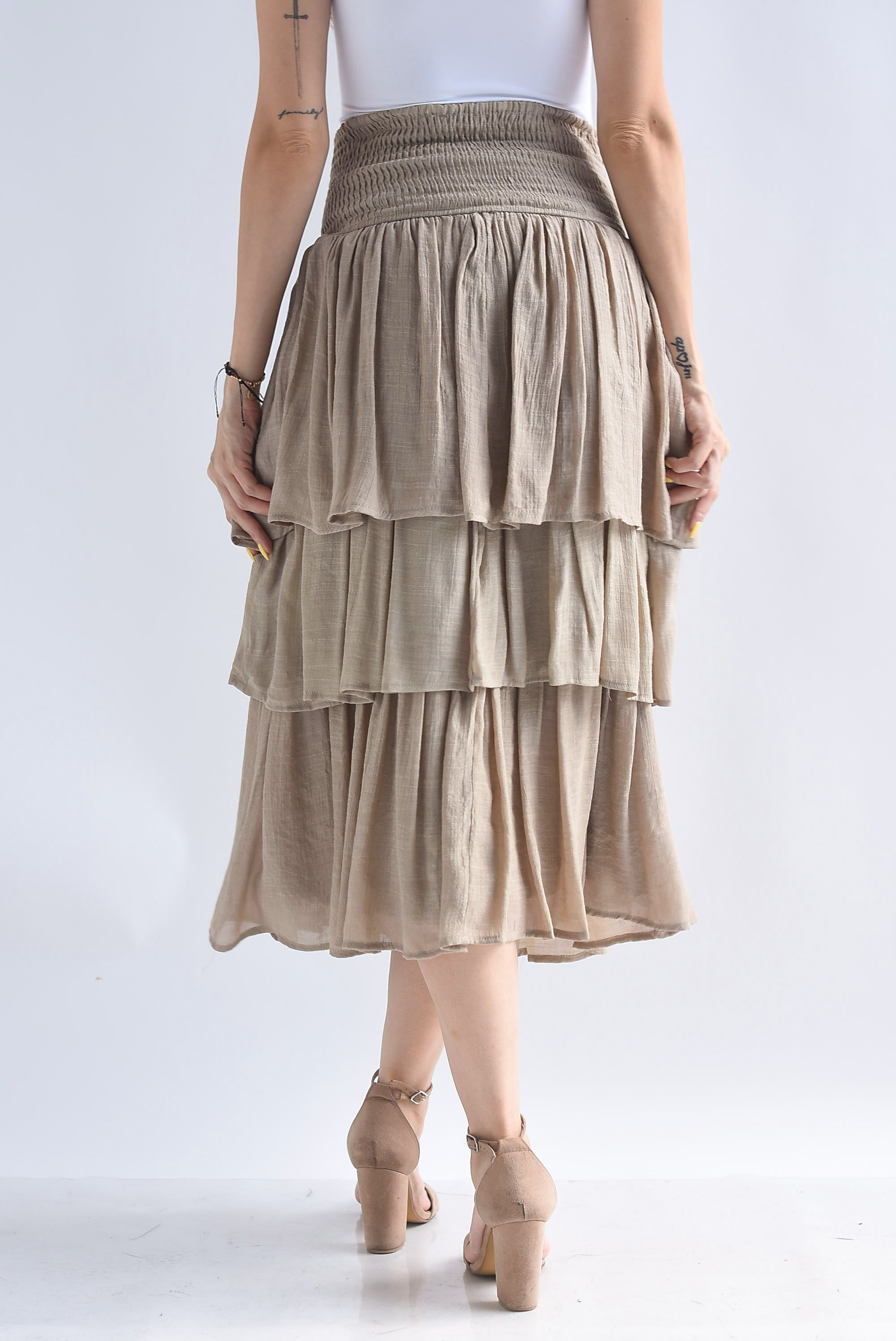 Falda boho olanes