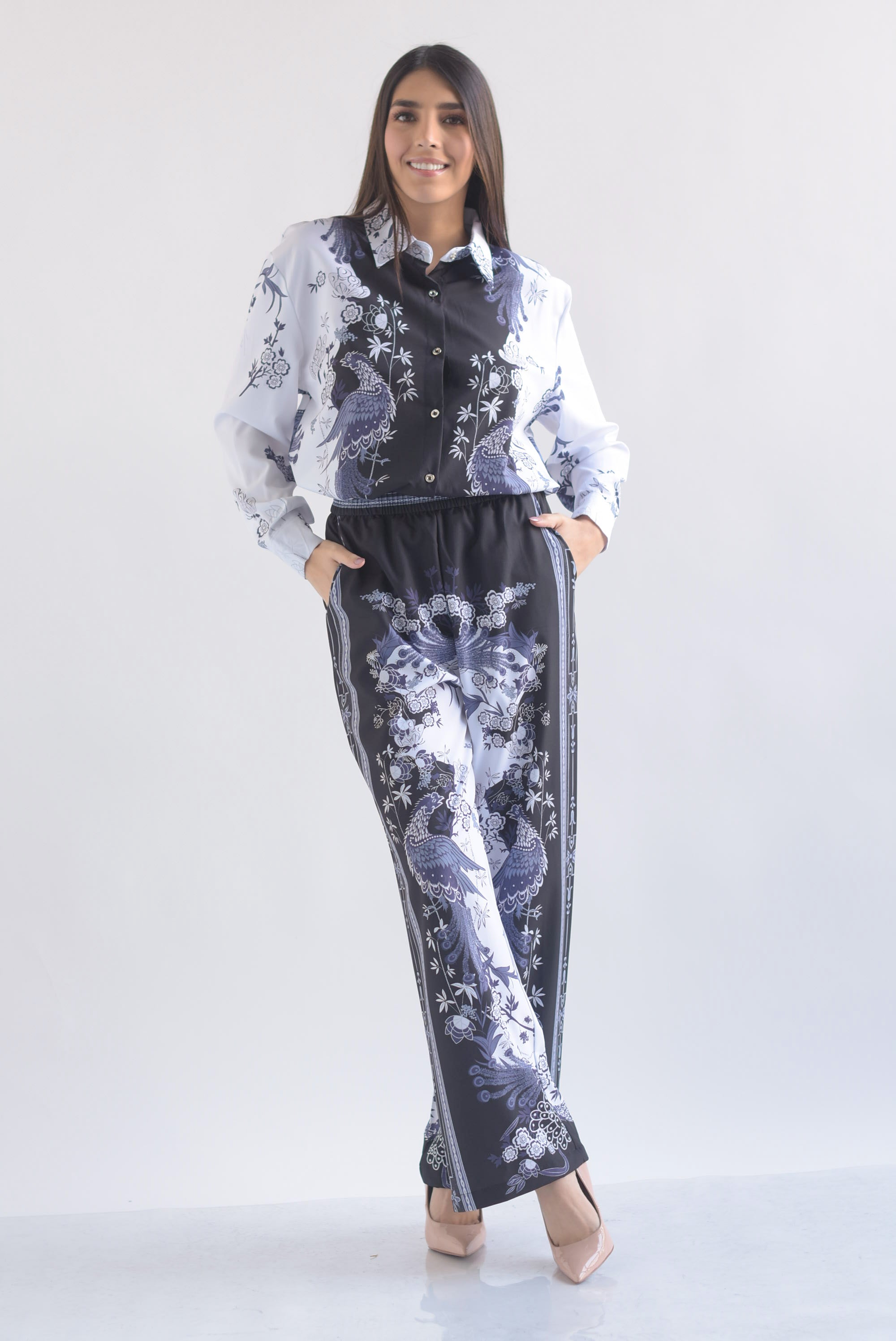 Set Pantalón y Camisa pavorreal