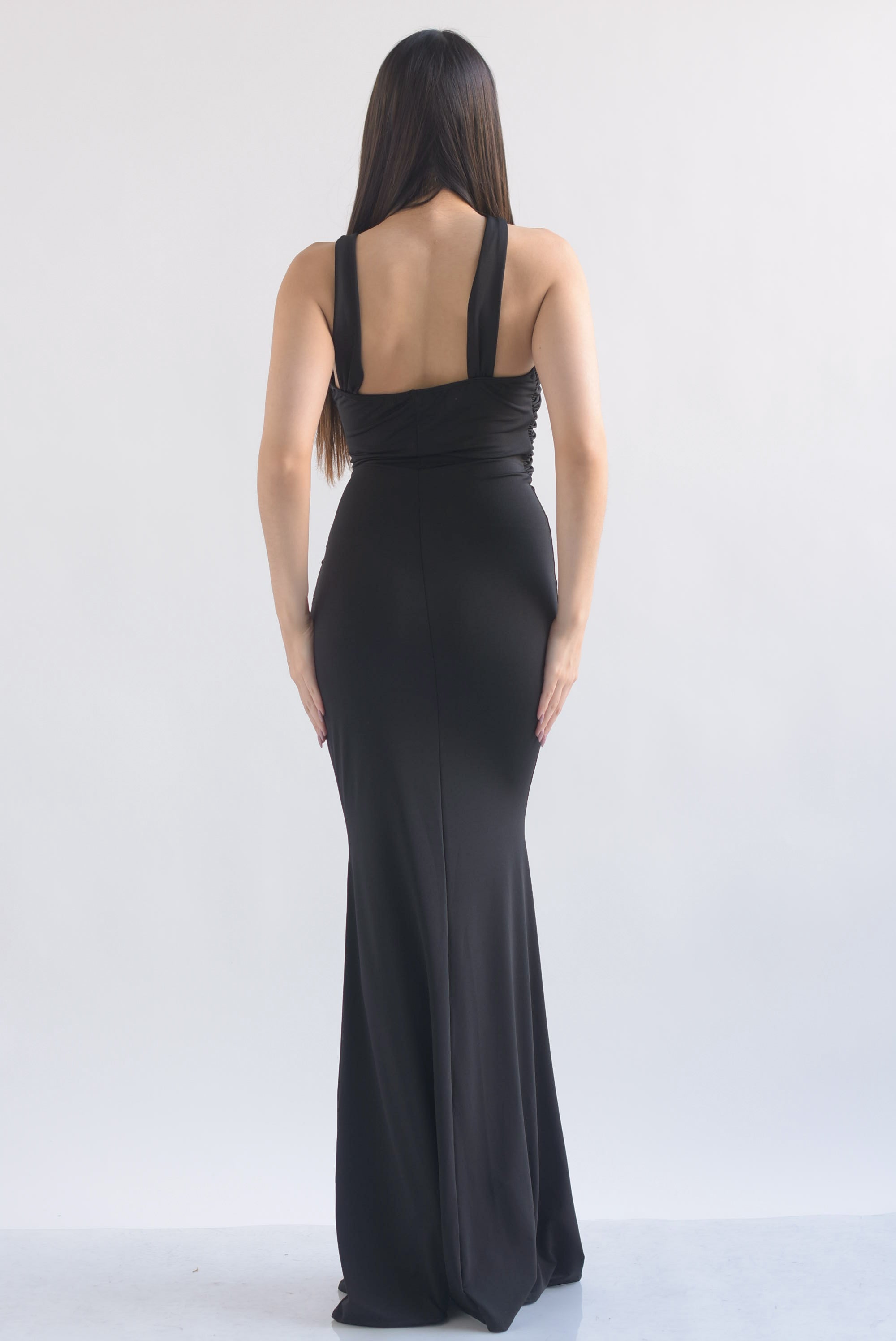 Vestido tirante tipo halter