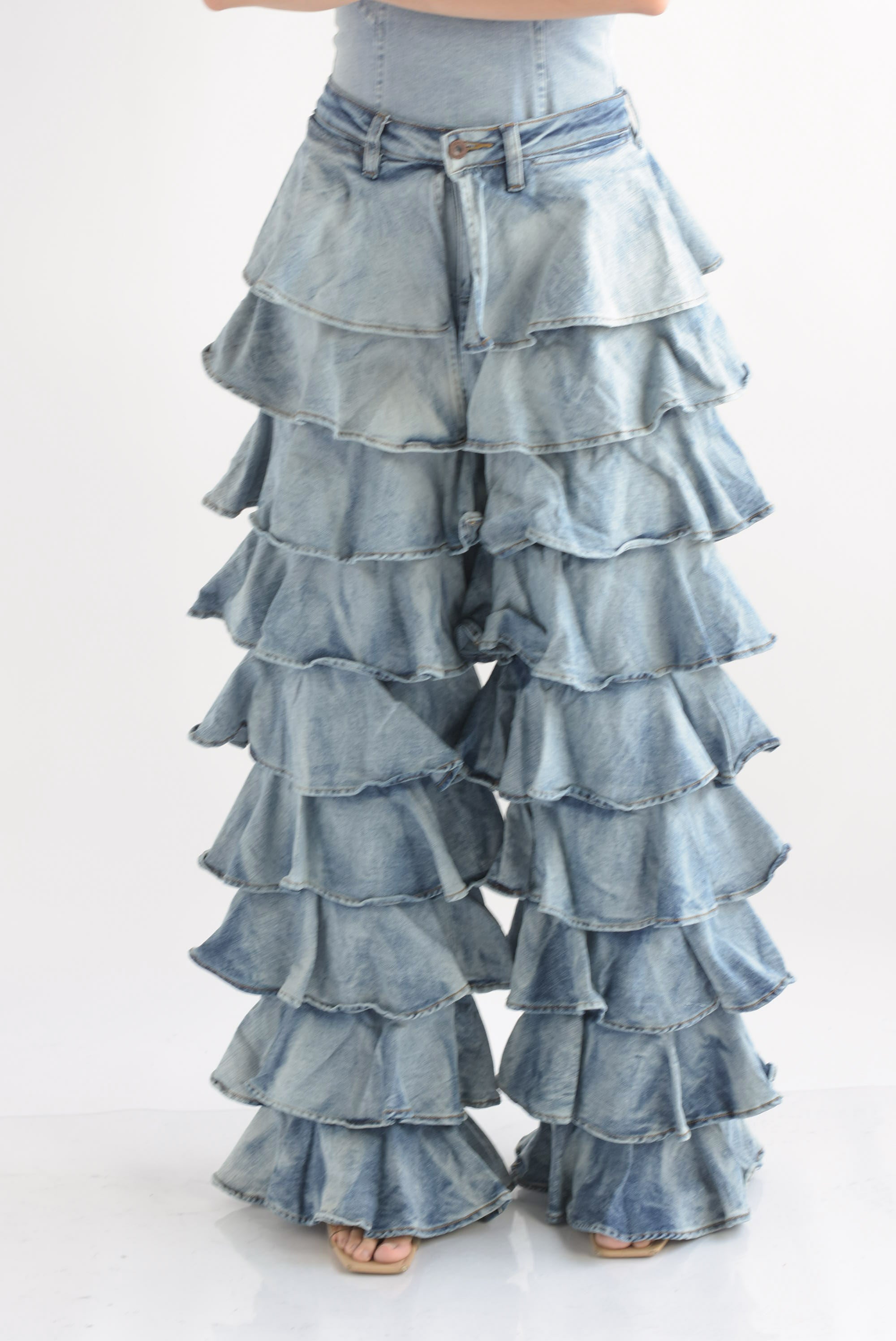 Jeans multi olanes acidwash