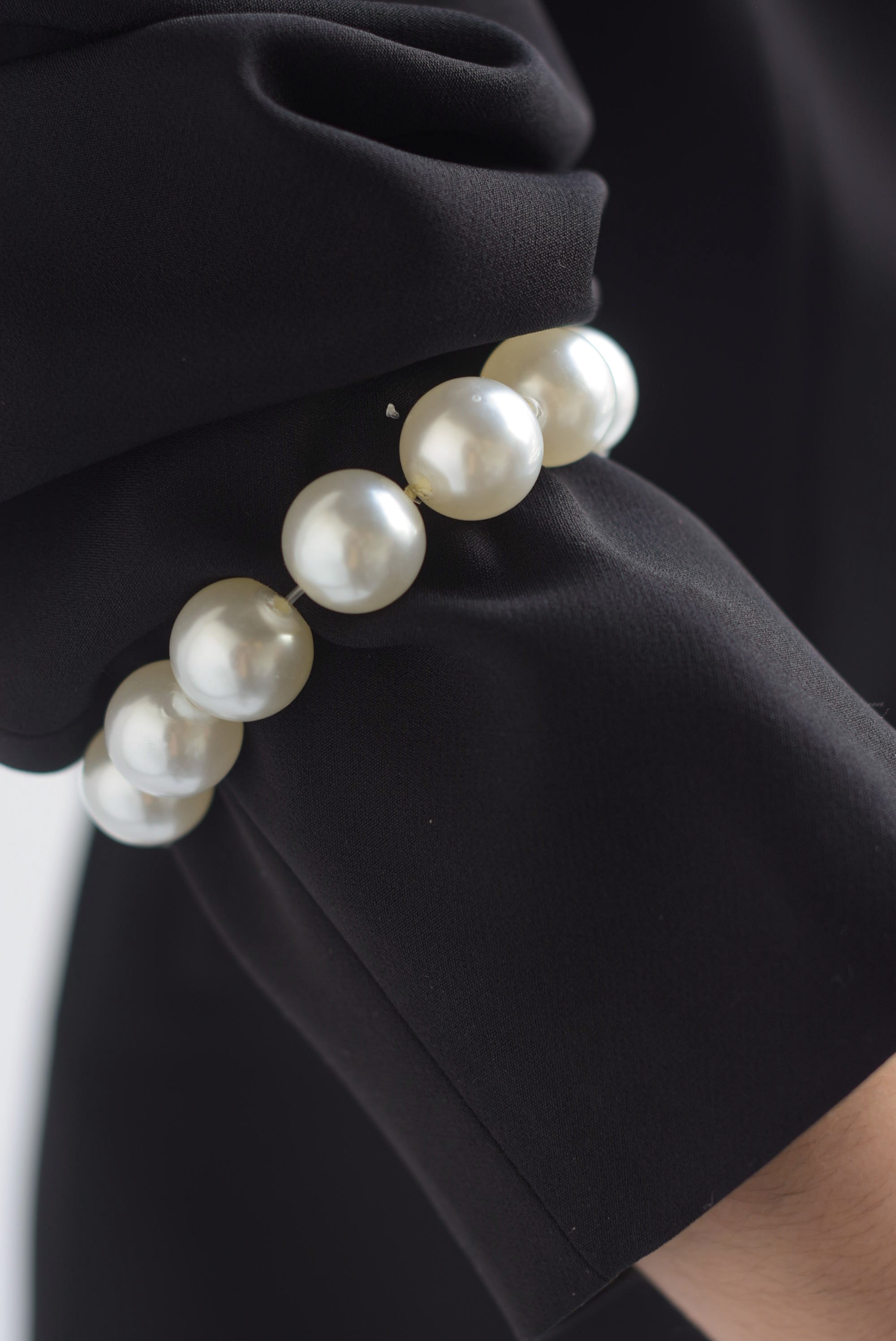 Set 2 Pulseras elásticas perlas chunky