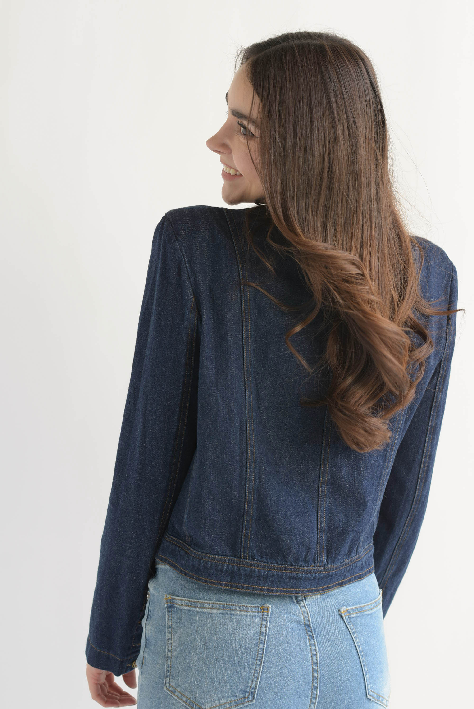 Blazer botones marineros Denim Dark