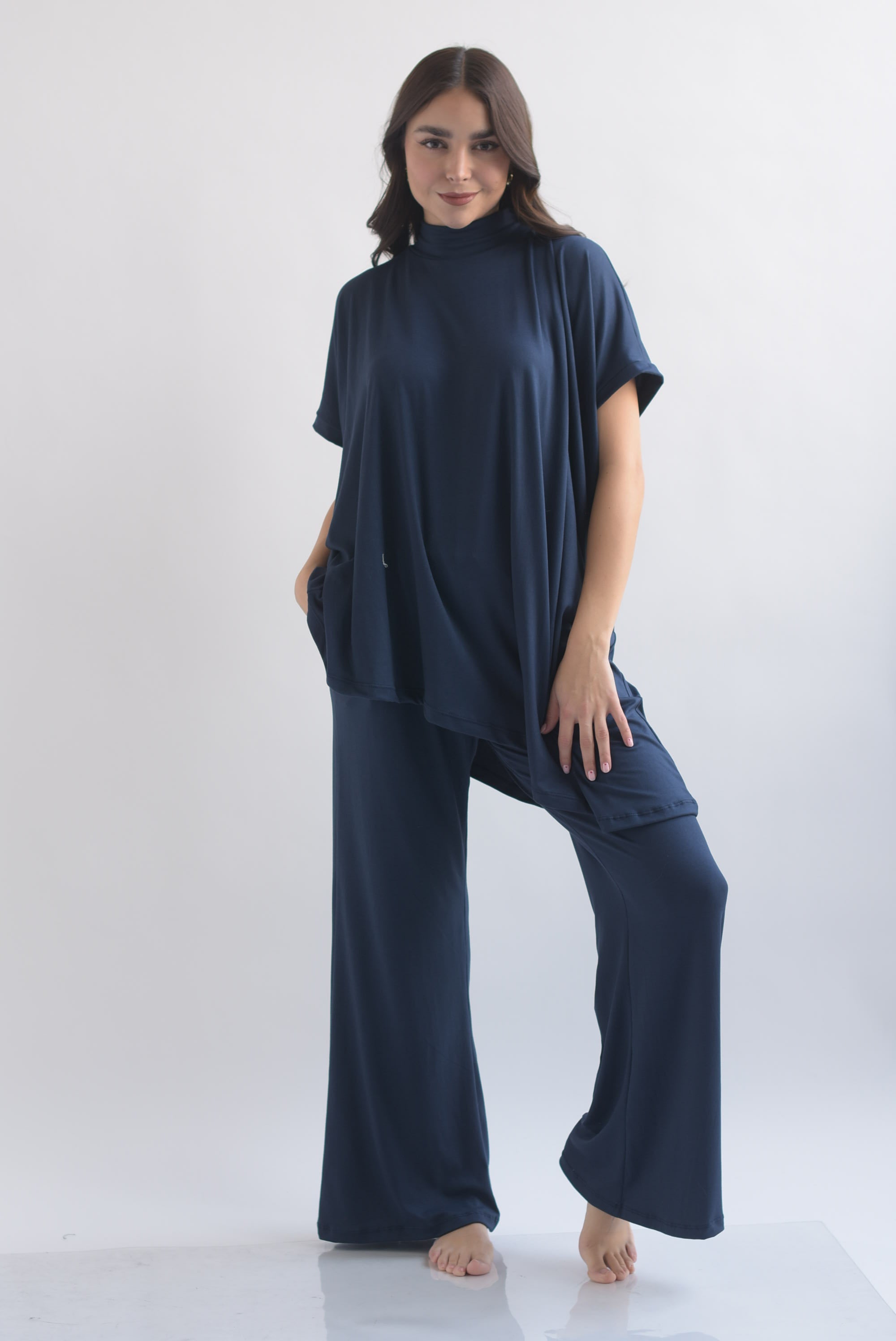 Set Pantalón y Blusón asimétrico