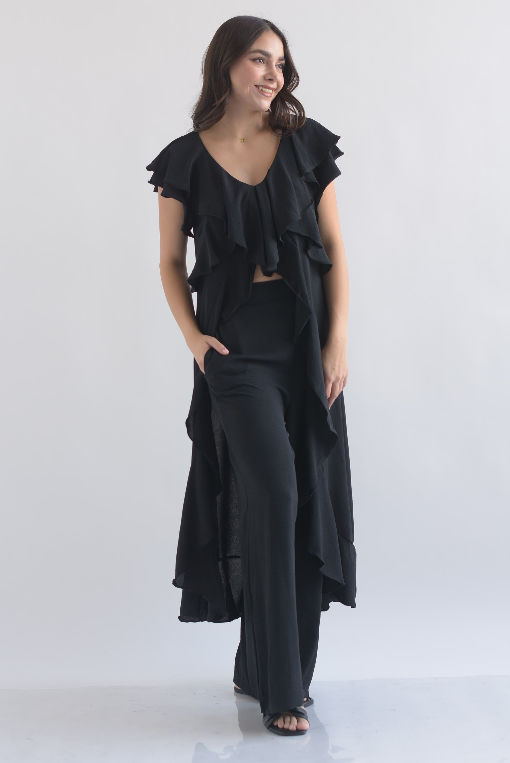 Set Pantalón y Maxi blusa olán