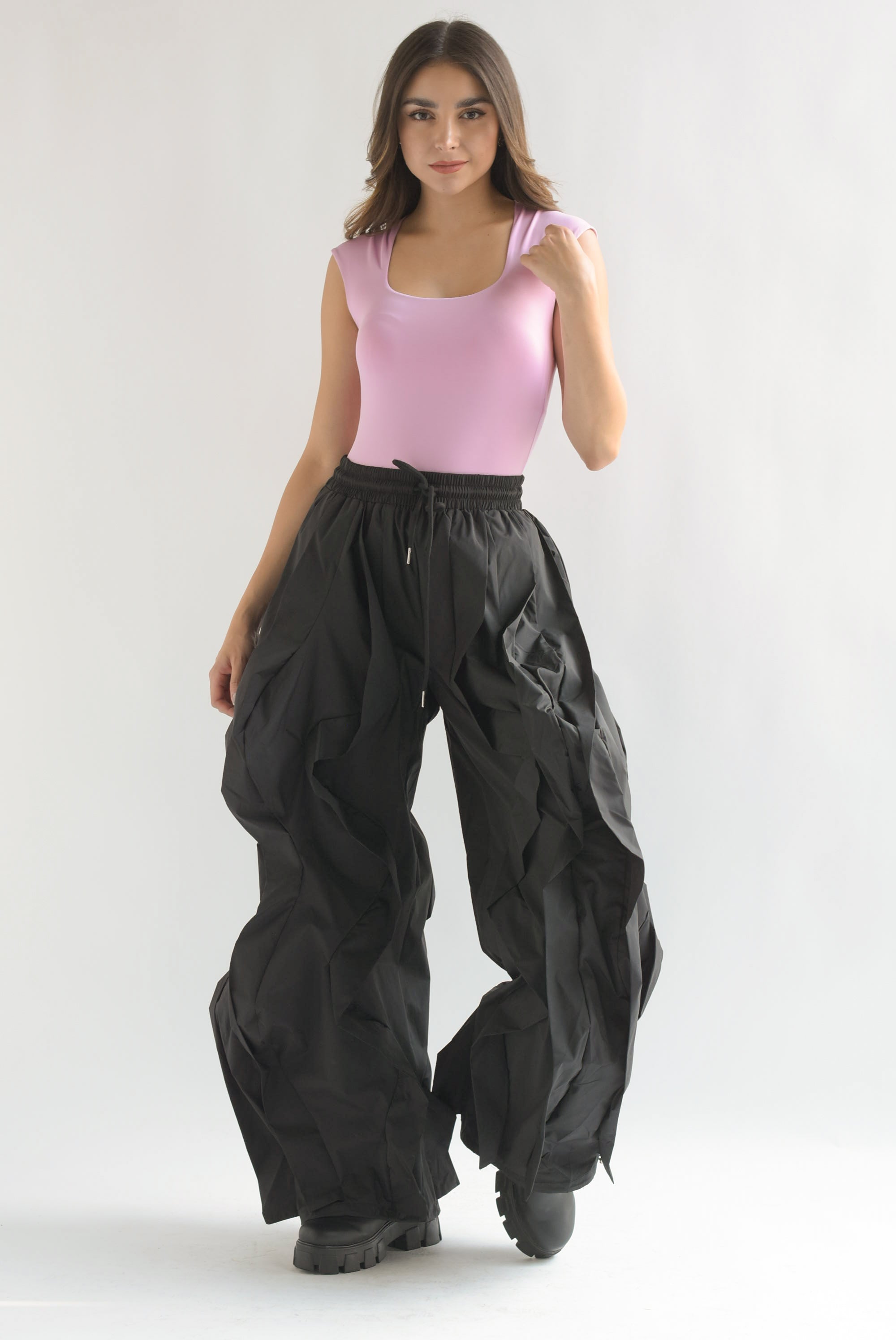 Pantalón Parachute ondas