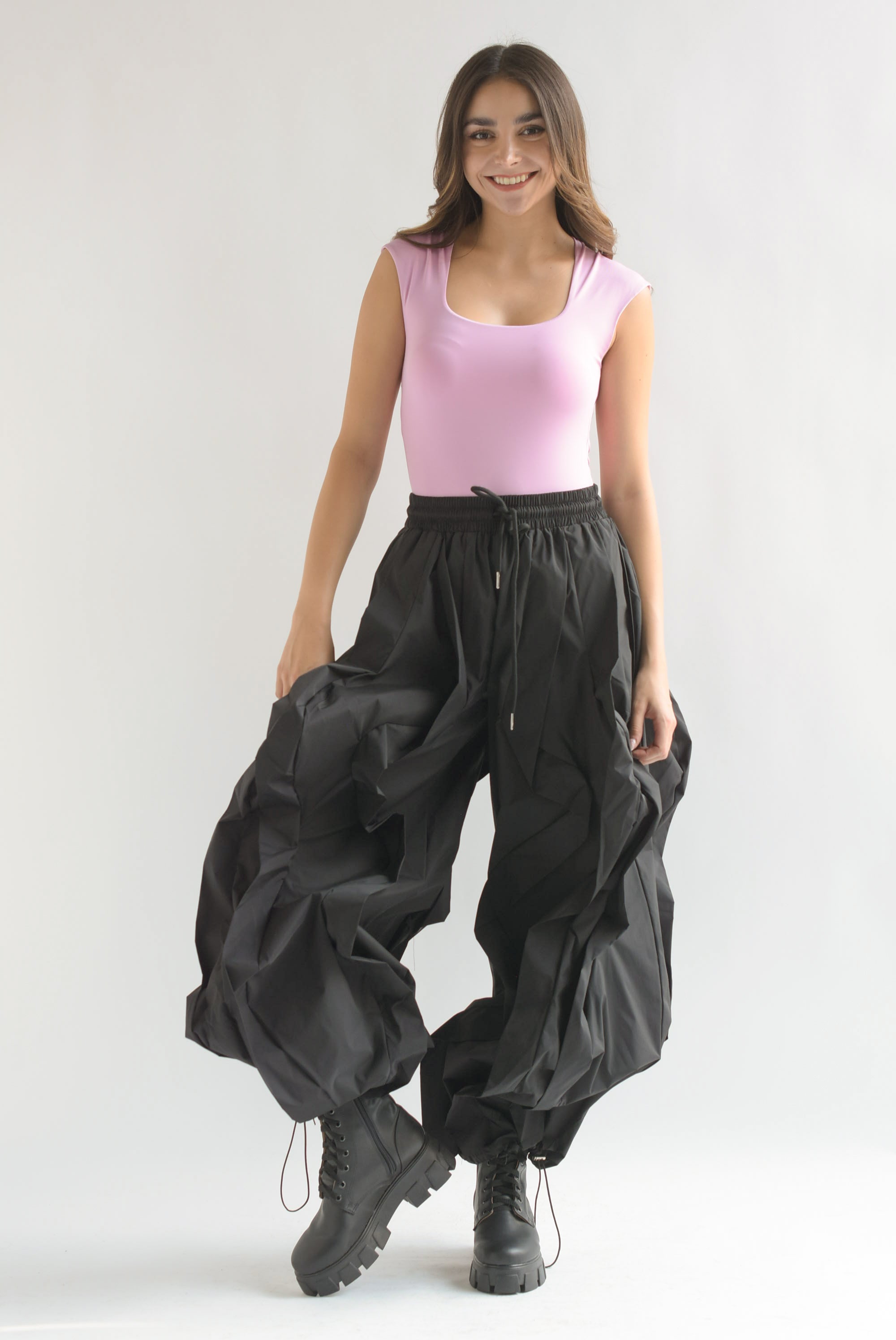 Pantalón Parachute ondas