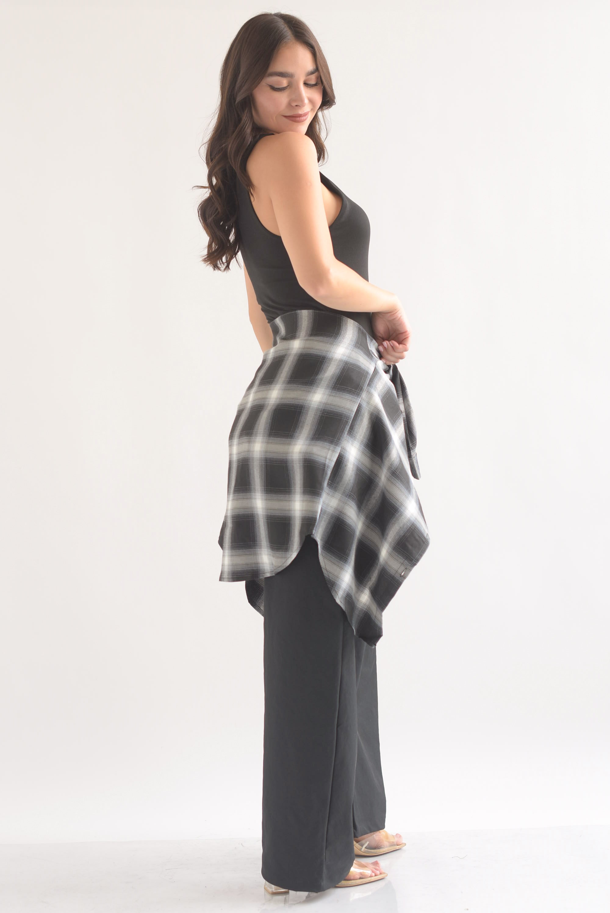 Camisa cuadros bolsillos