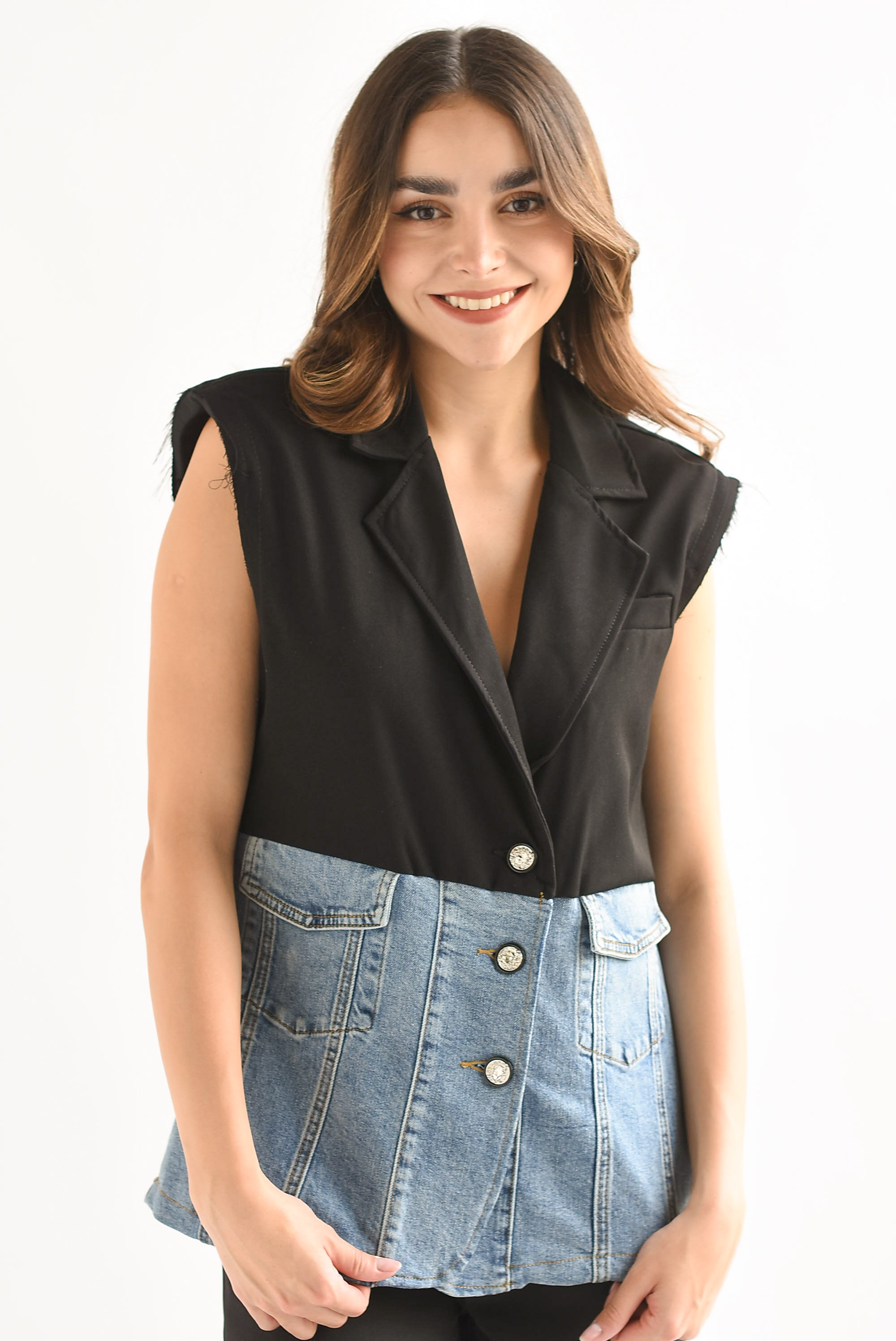 Chaleco sastre Denim