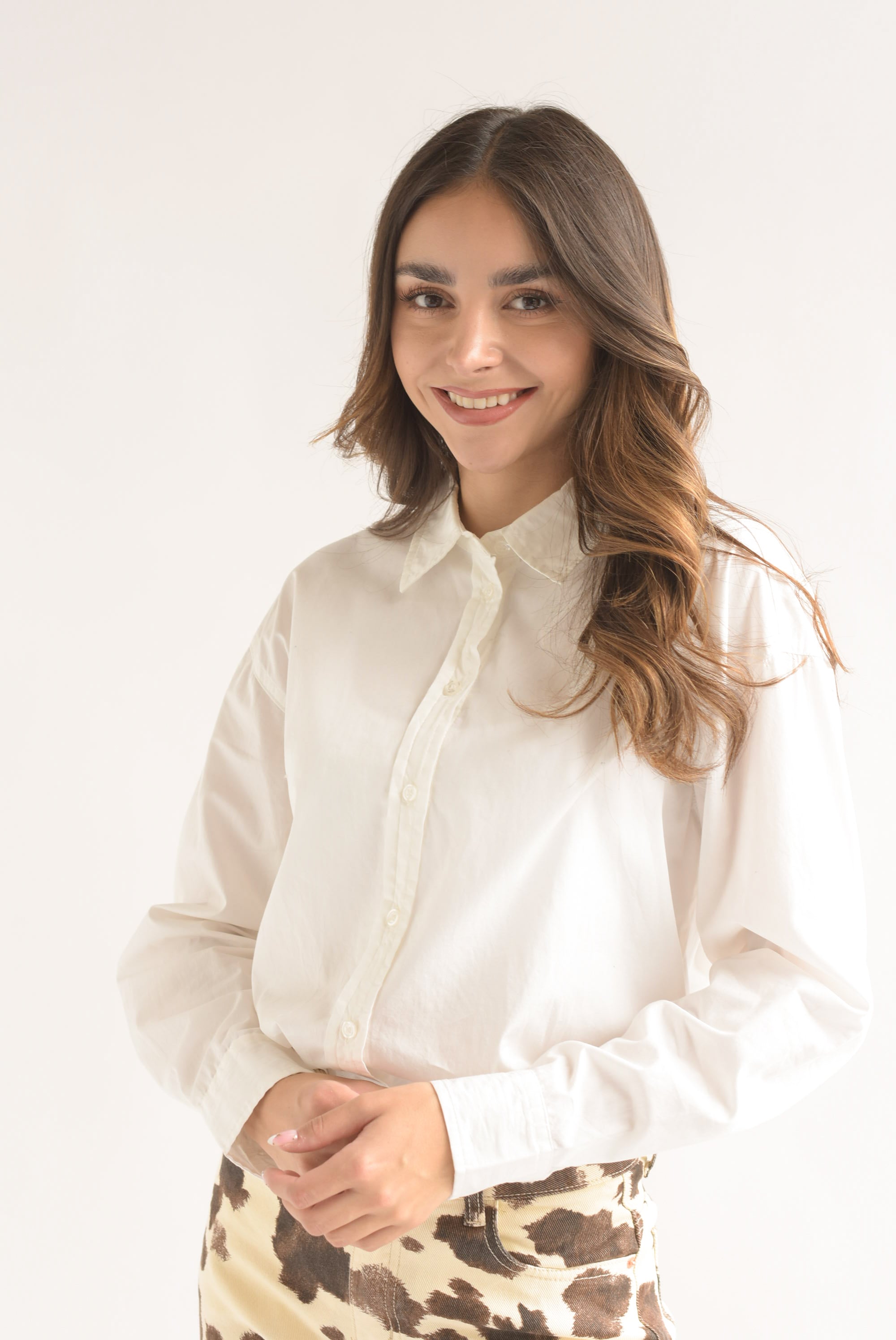 Camisa manga larga Blanca