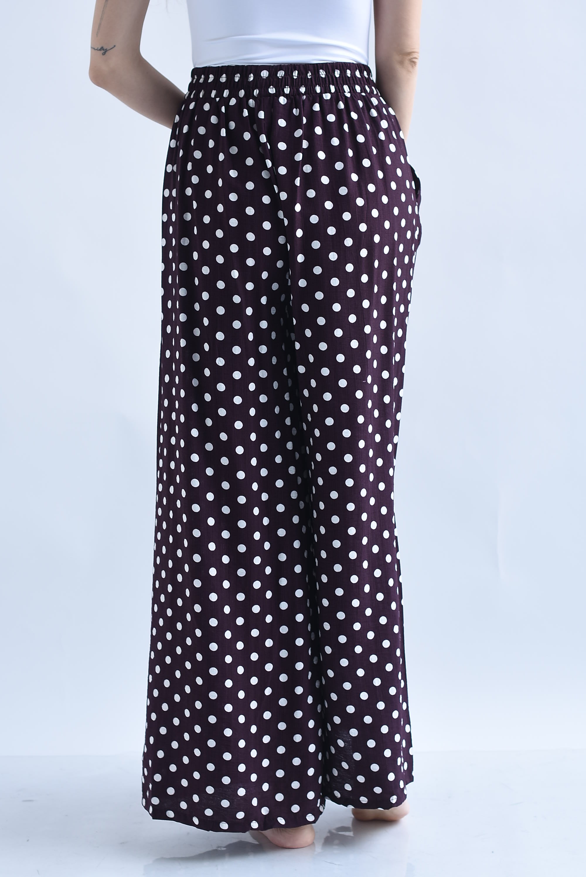 Pantalón cinta polka dots