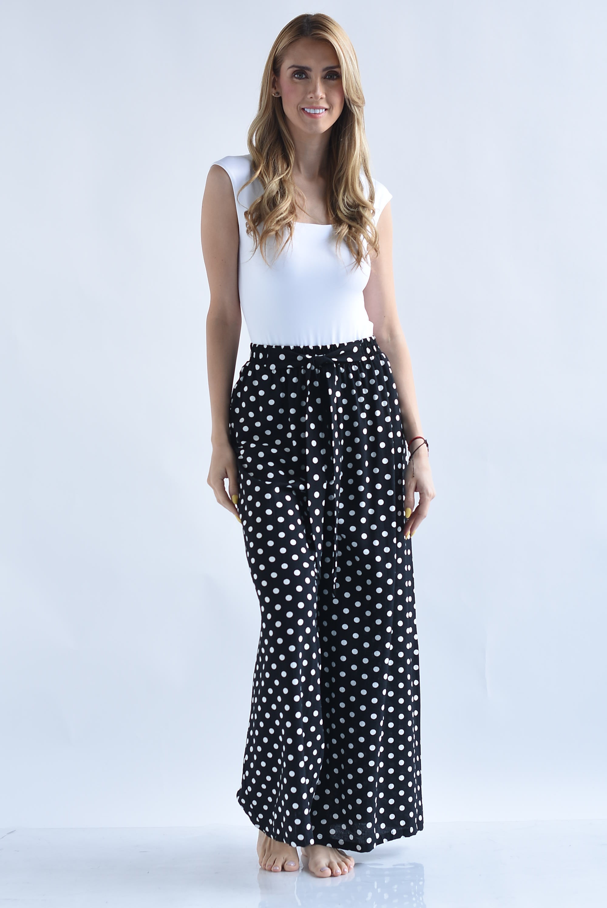 Pantalón cinta polka dots