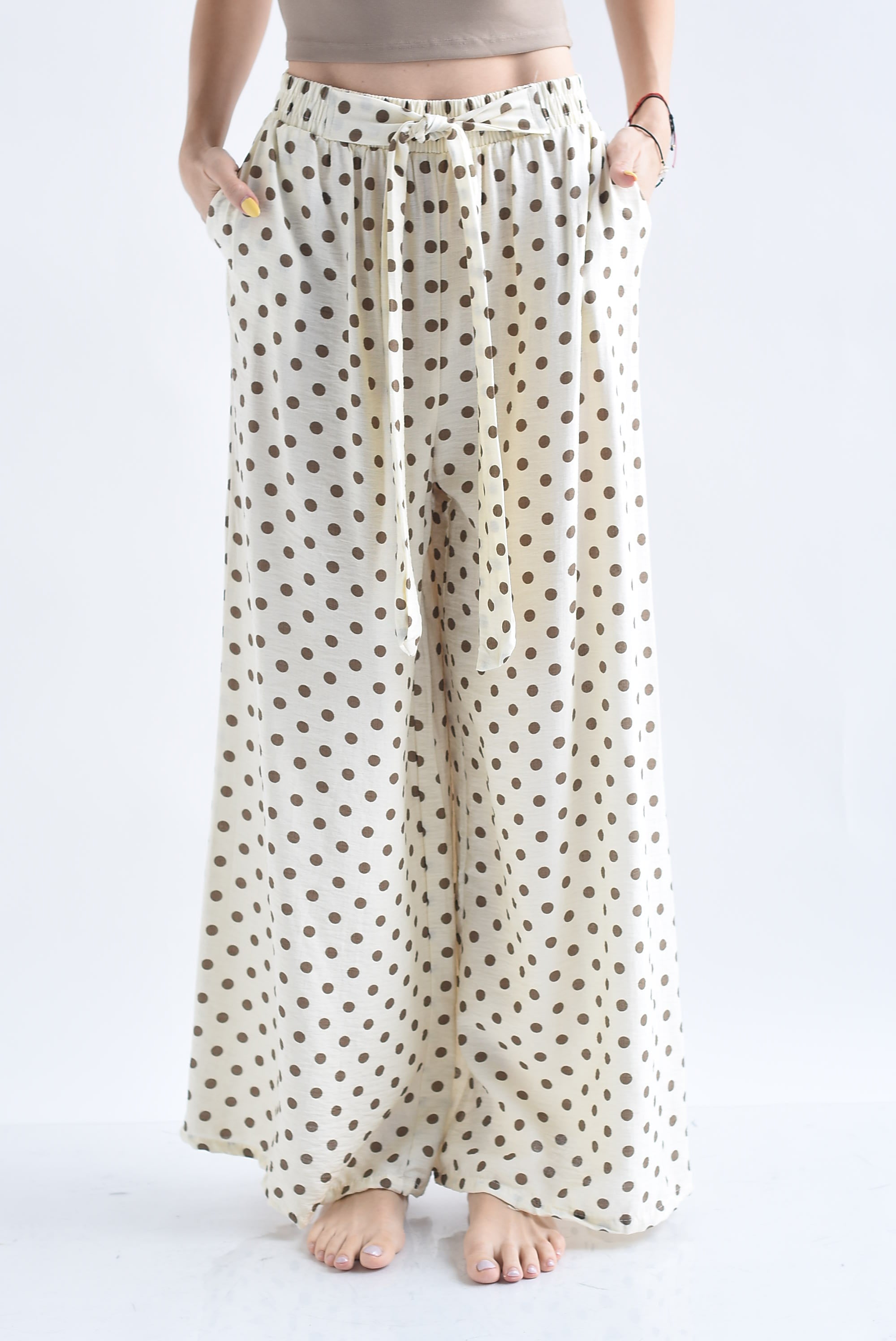 Pantalón cinta polka dots