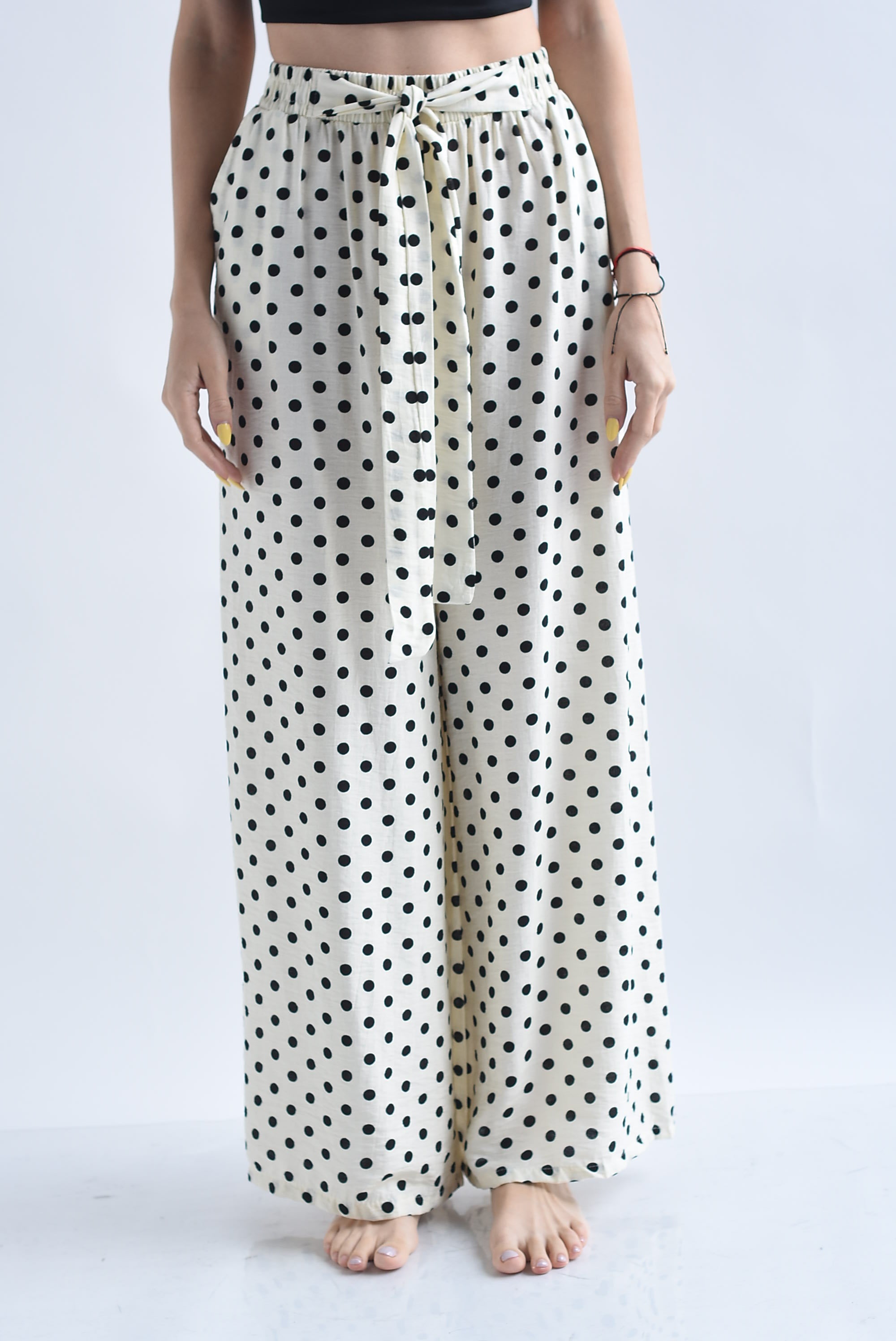 Pantalón cinta polka dots
