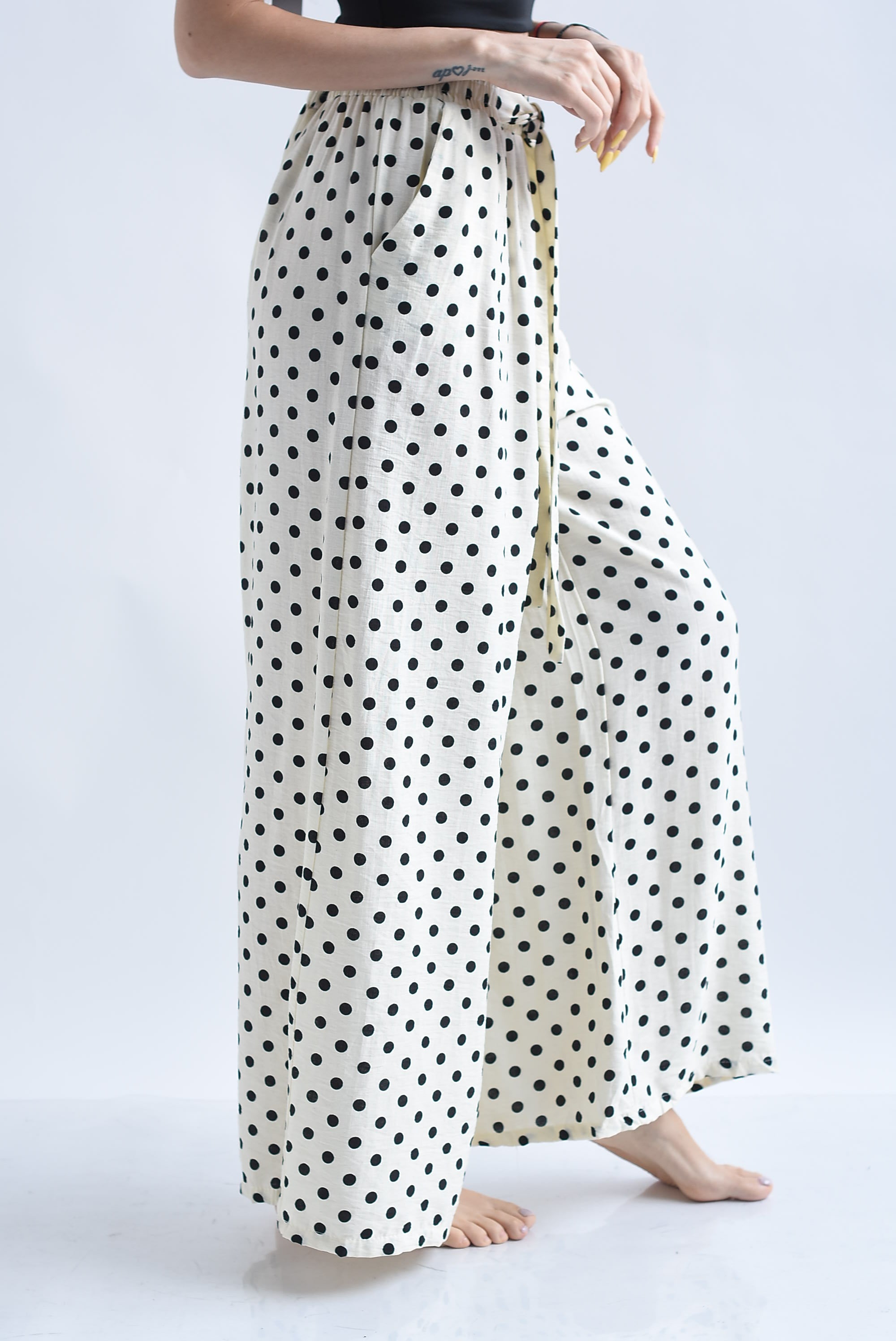Pantalón cinta polka dots