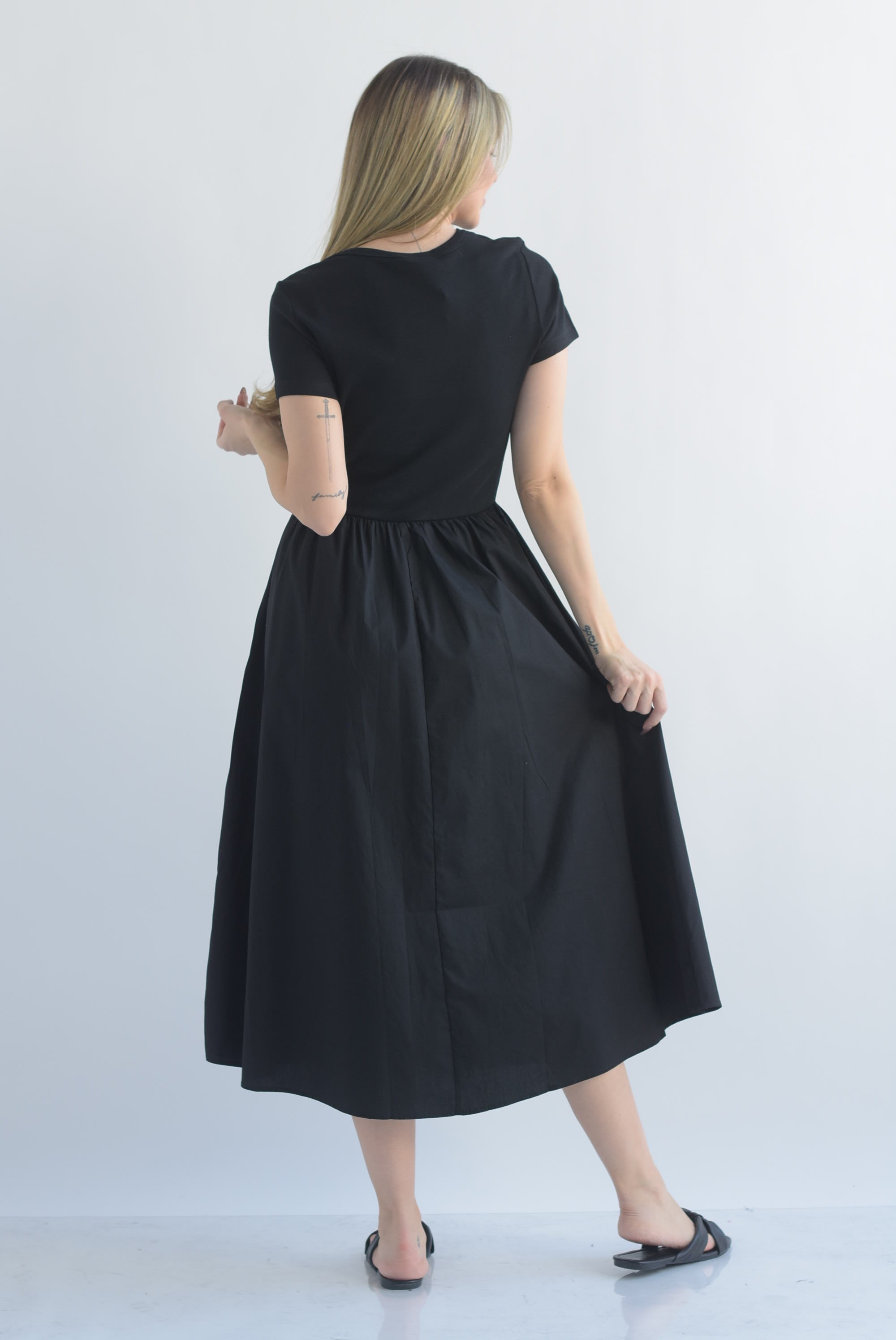 Vestido top canalé