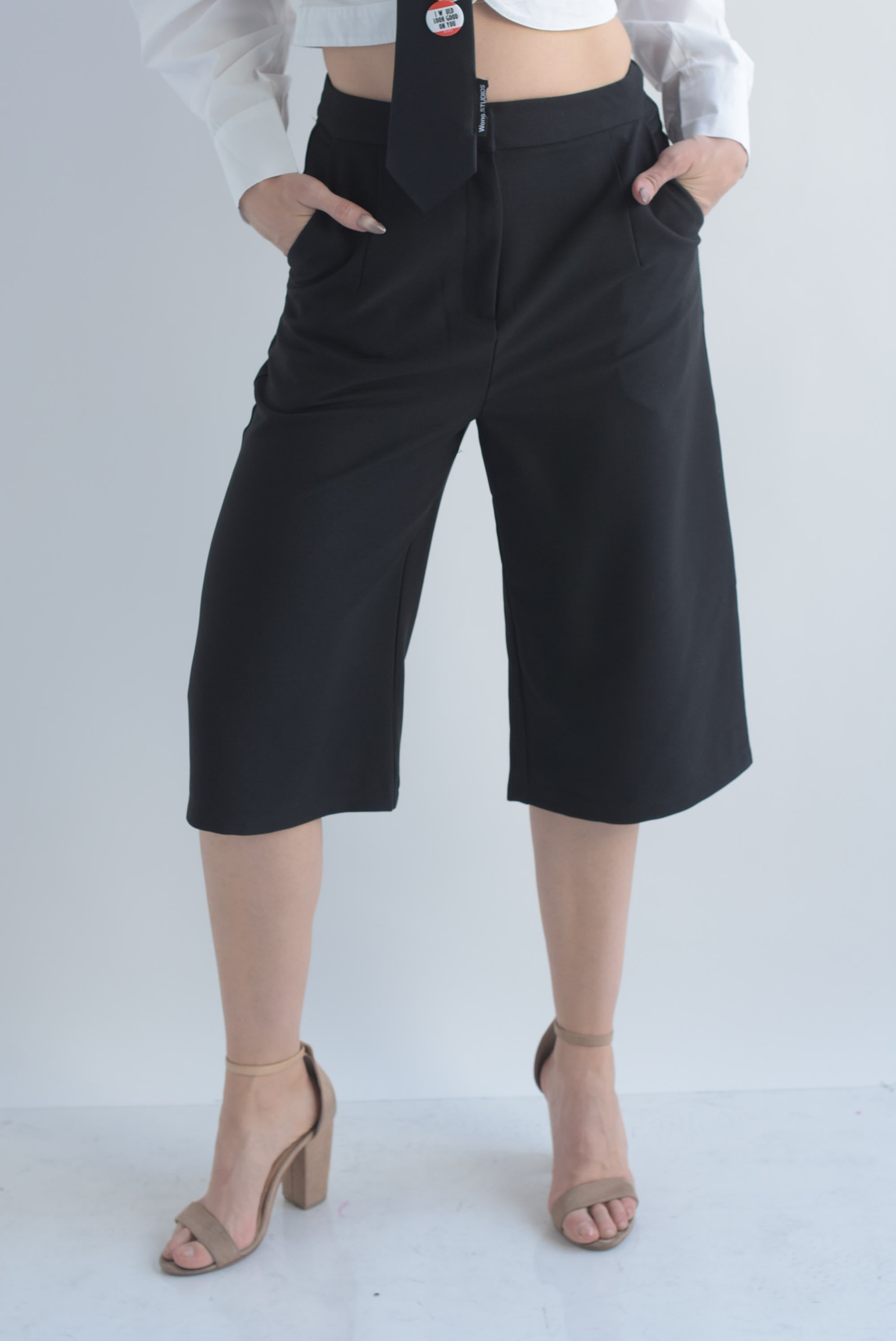 Bermuda de vestir pinzas