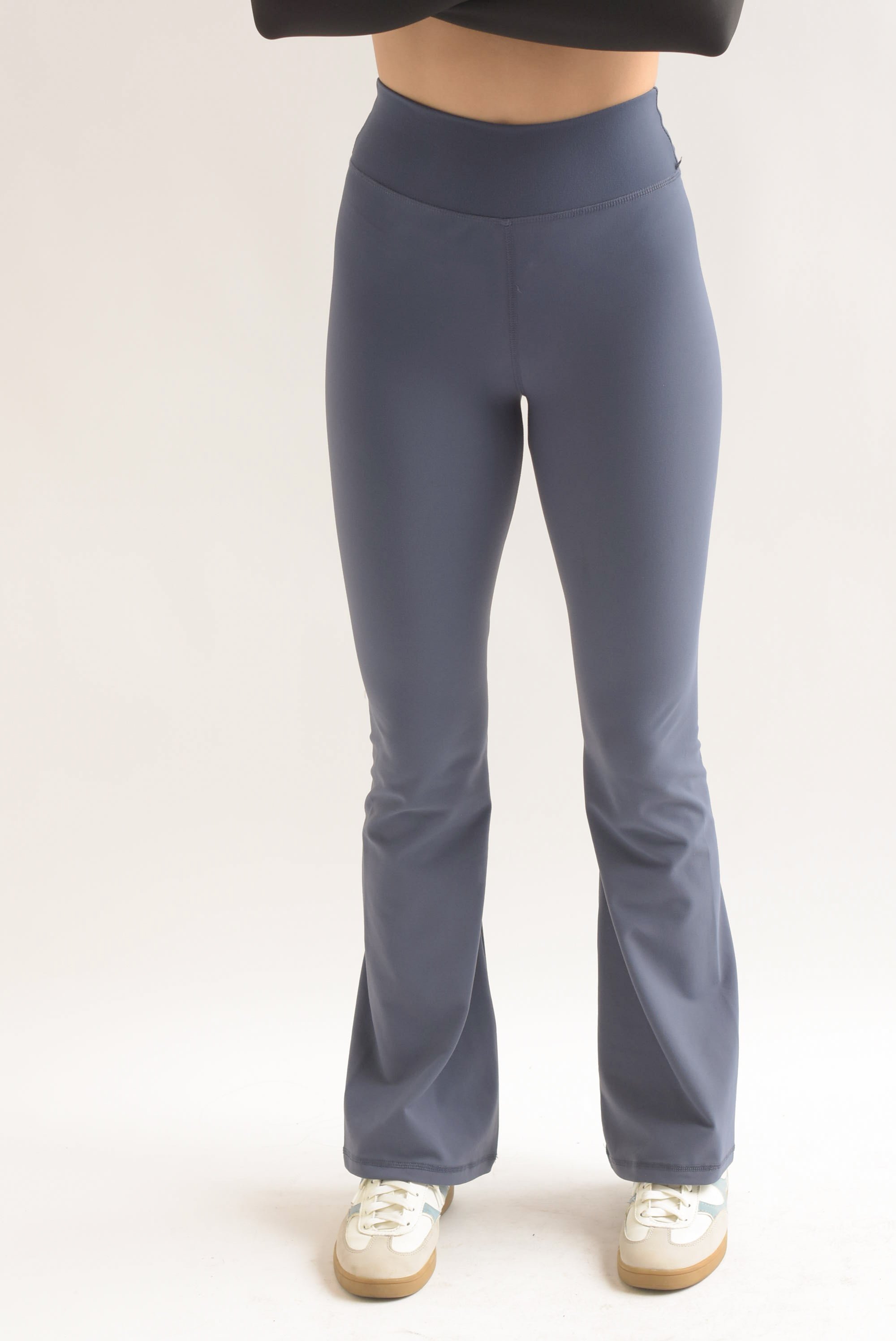 Pantalón flare deportivo Azul Marino