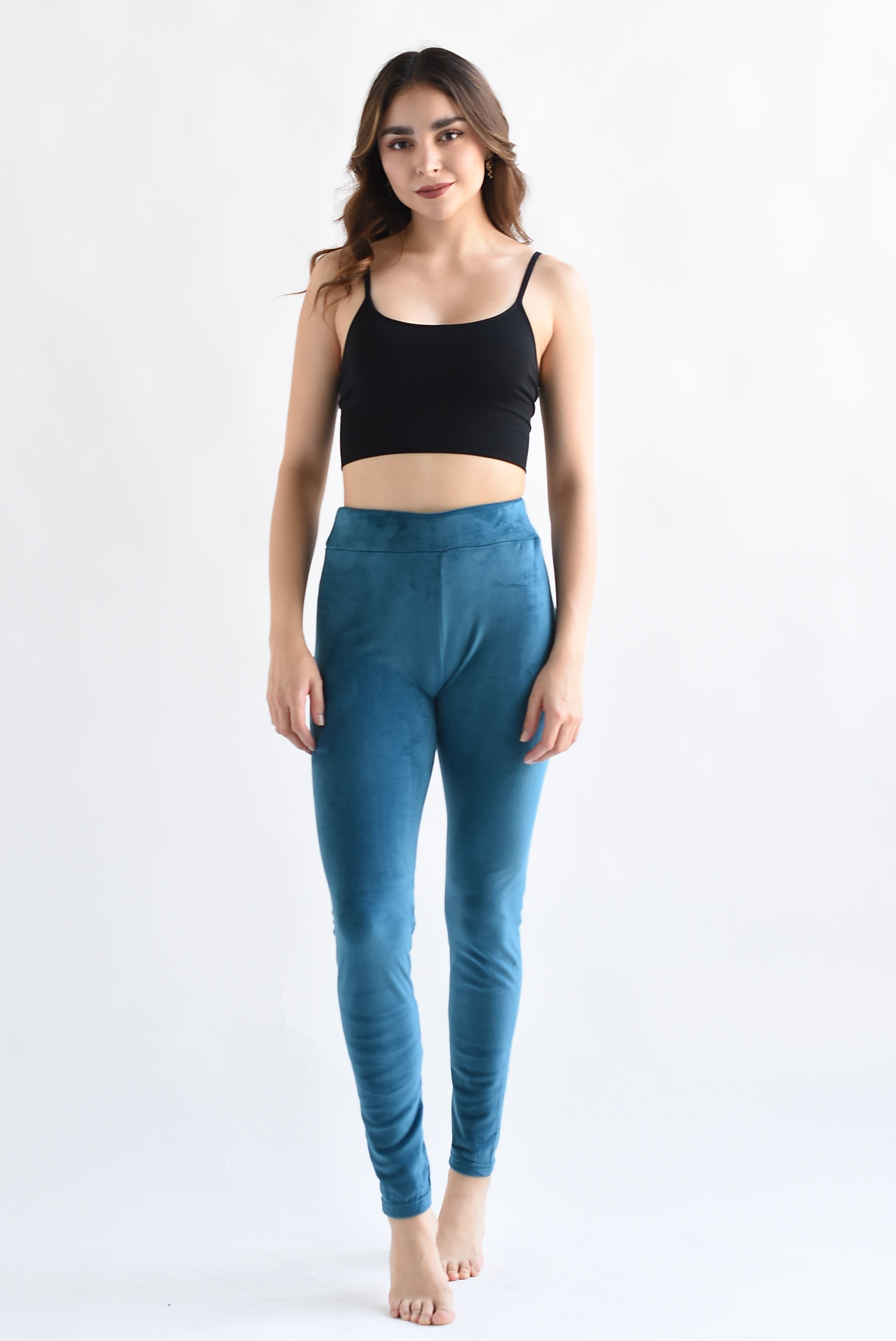 Leggings terciopelo  Azul Cobalto