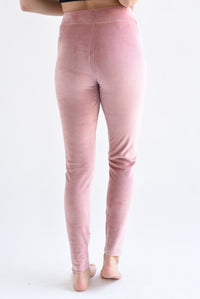 Fashion Styled Leggings terciopelo Rosa