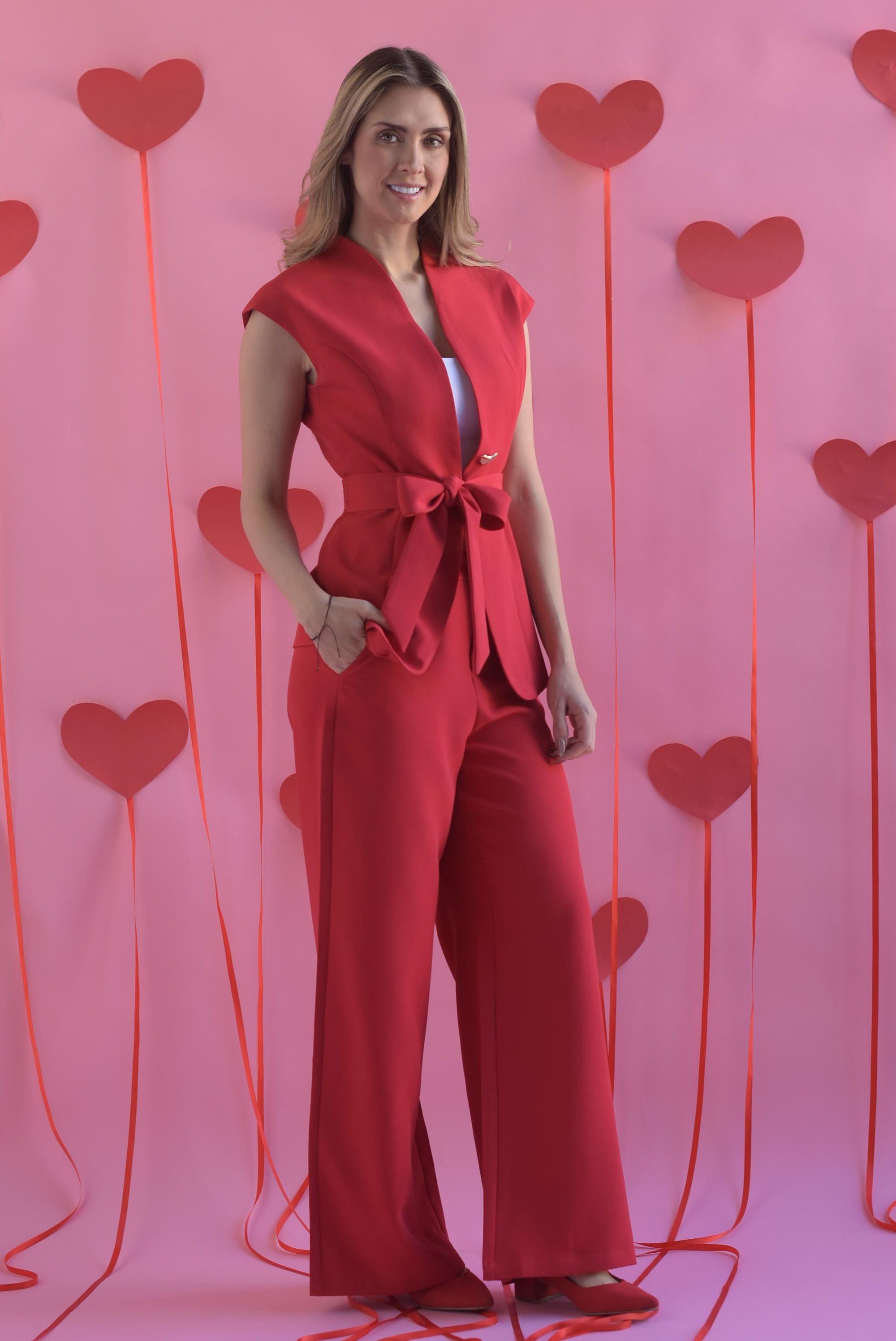 Set Pantalón y Chaleco cinta