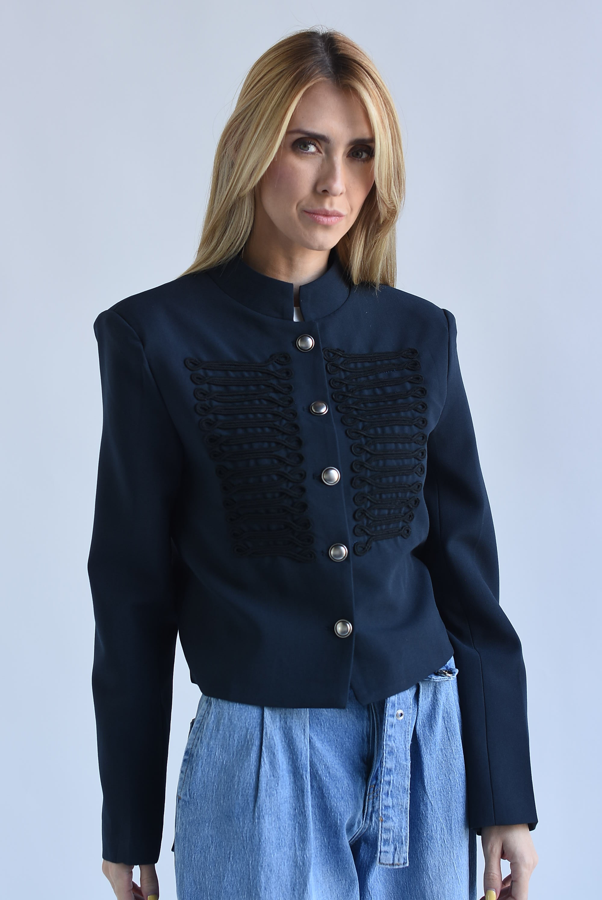 Blazer militar bordado