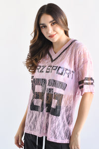 Fashion Styled PREVENTA 2 Jersey encaje SPORT Rosa