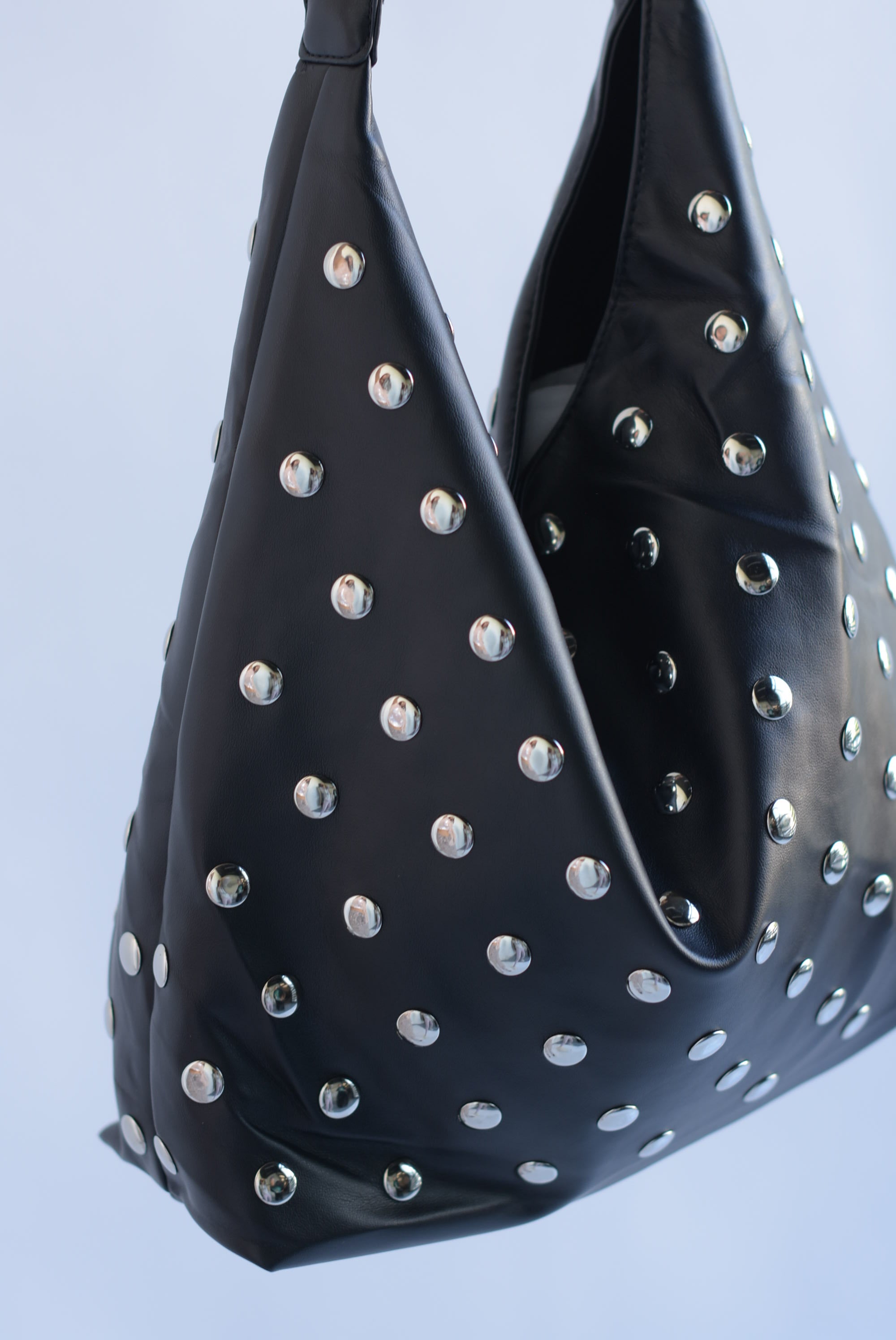 Bolso tachas vinipiel Negro