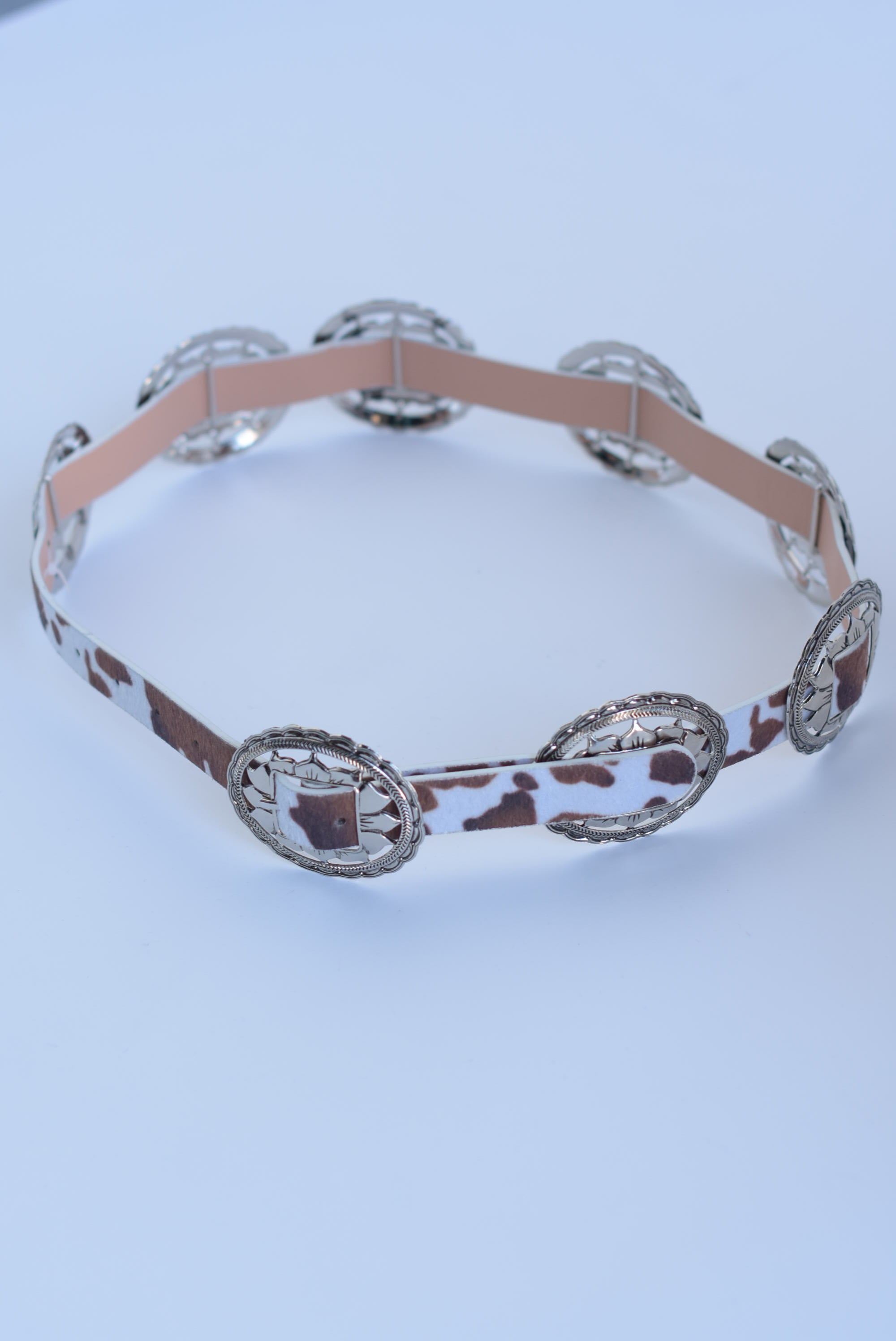 Cinturón cruces en pétalos Cow