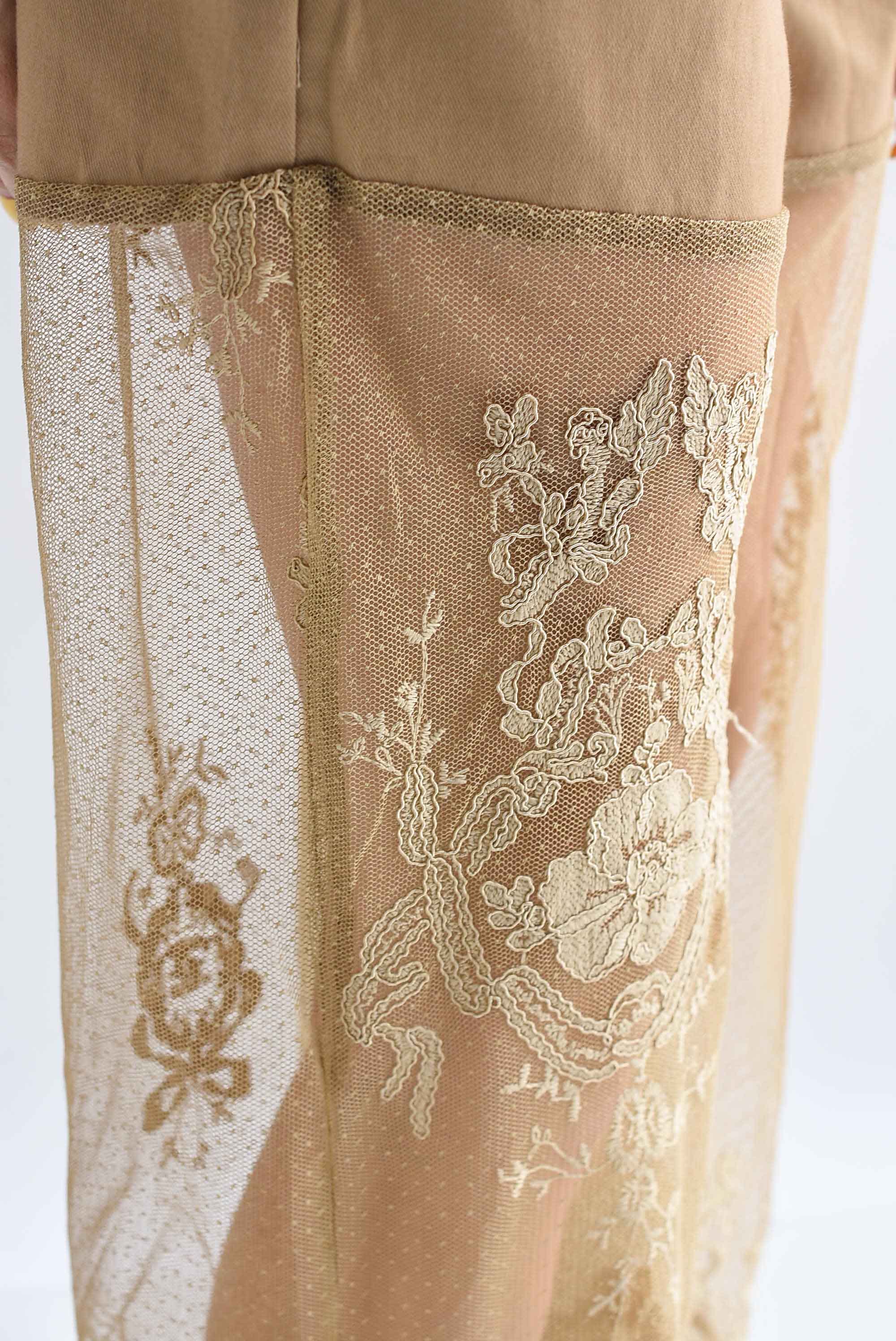 Set Pantalón y Chaleco encaje