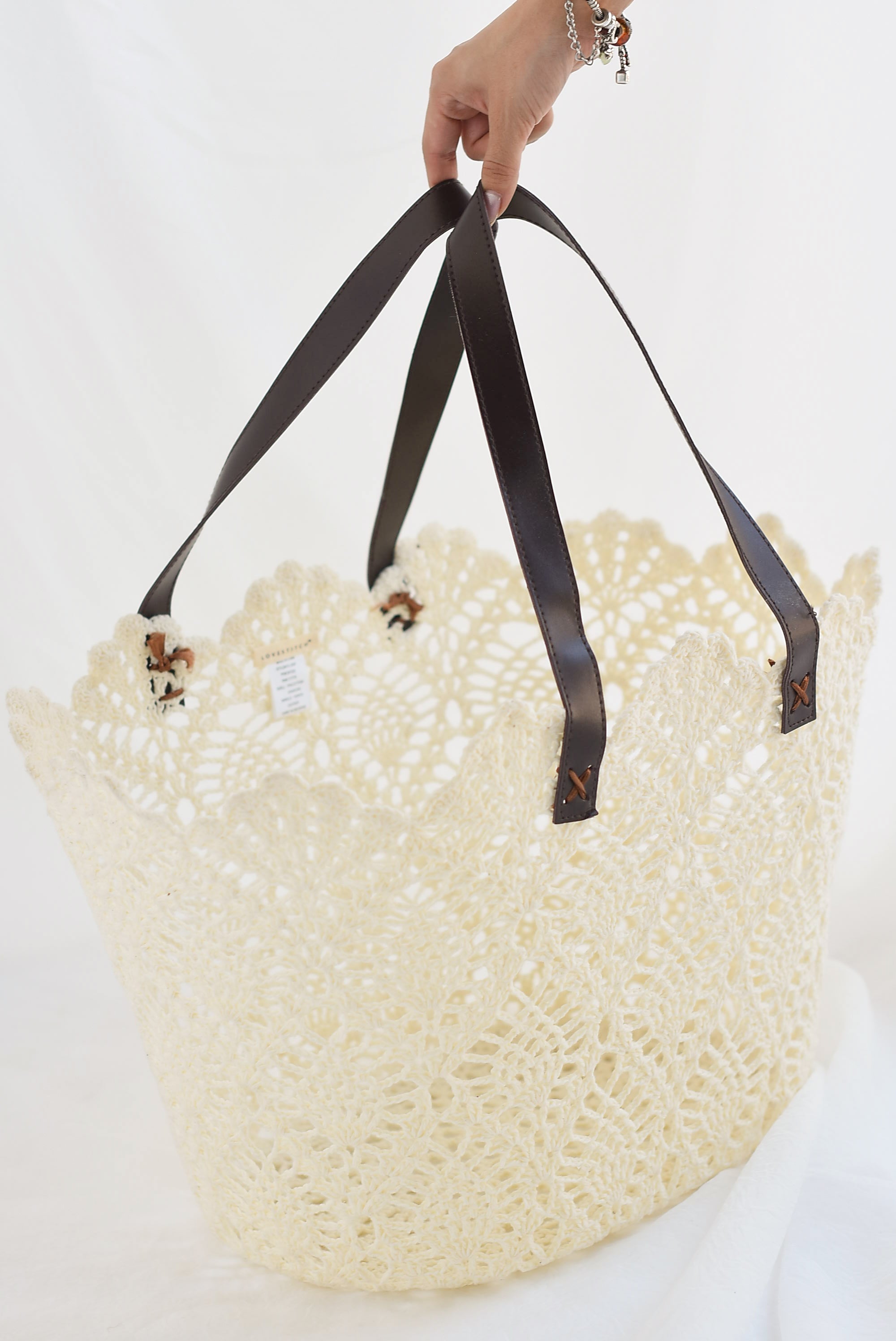 Bolso de playa macramé
