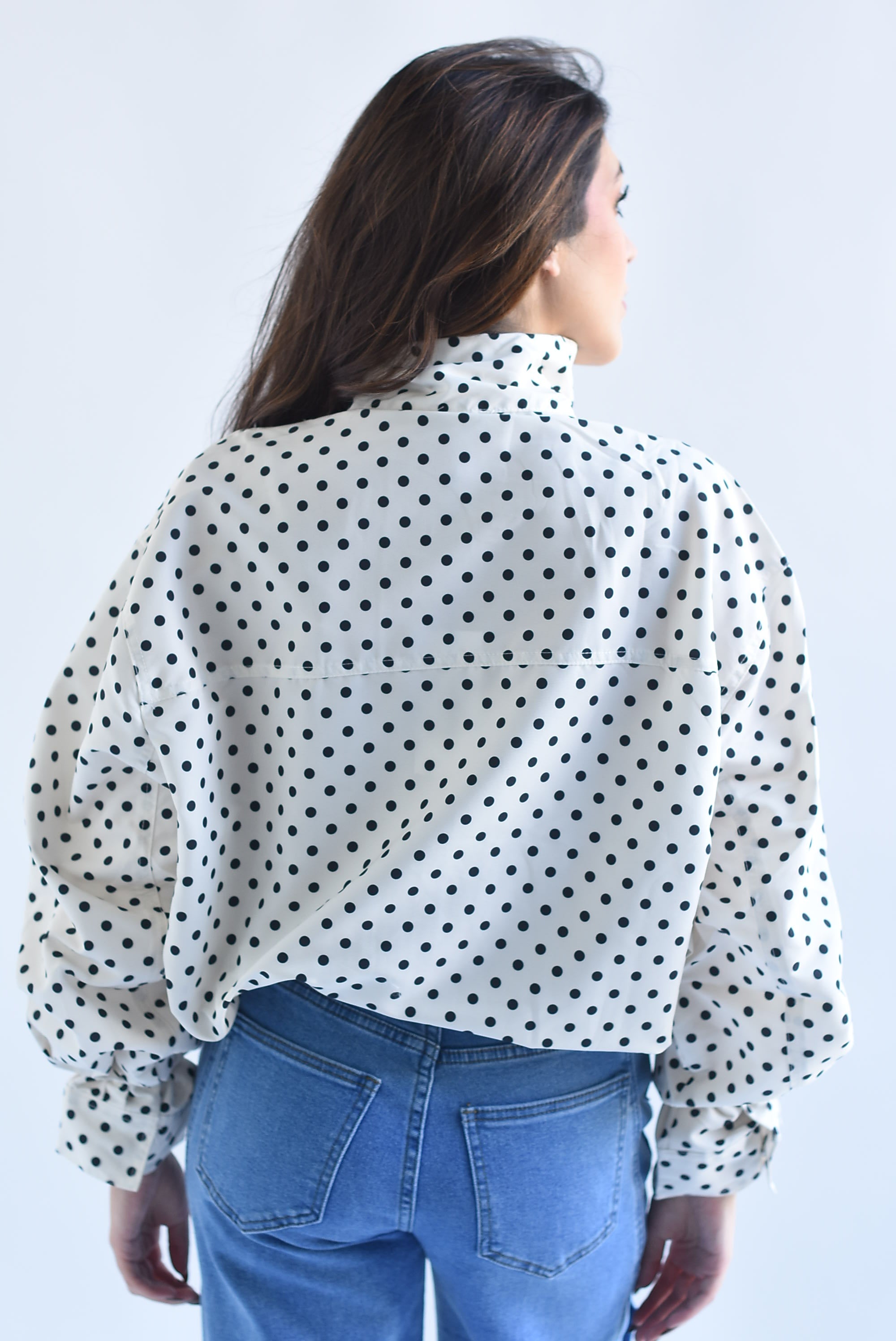 Chamarra polka dots jaretas