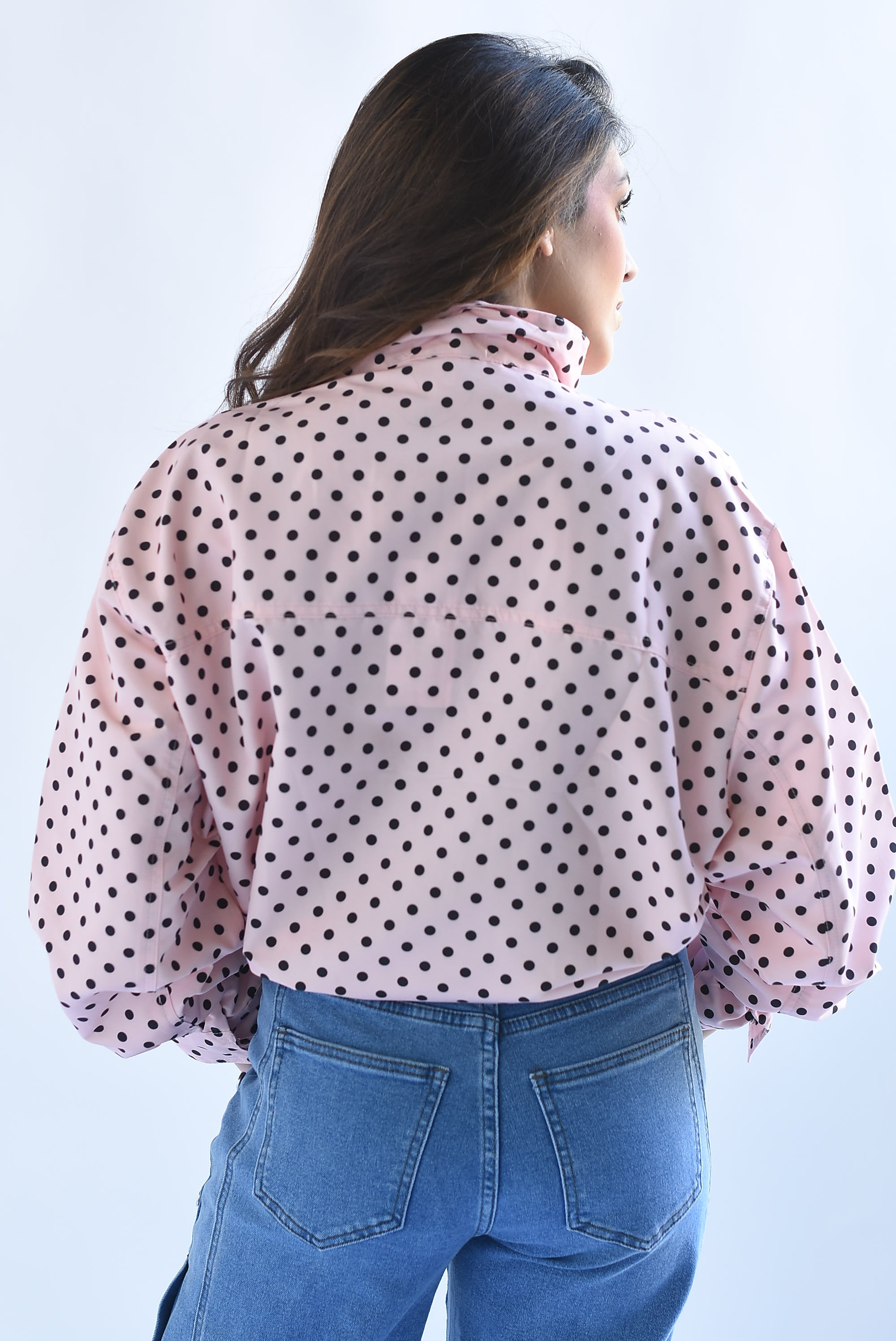 Chamarra polka dots jaretas