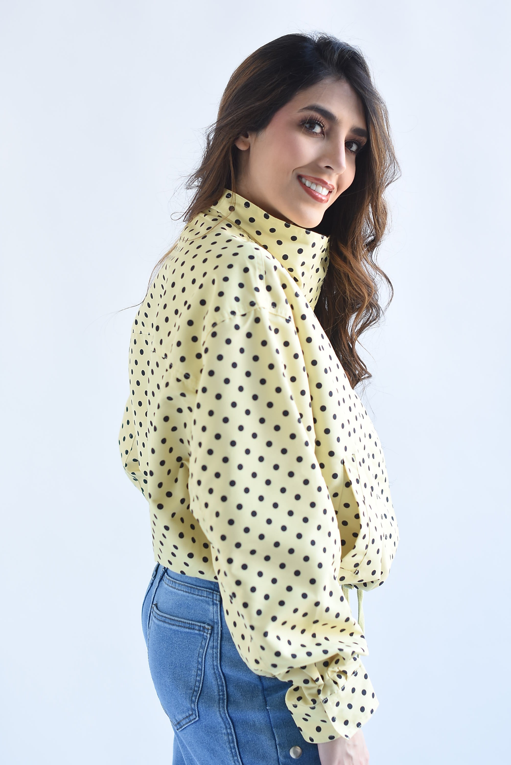 Chamarra polka dots jaretas