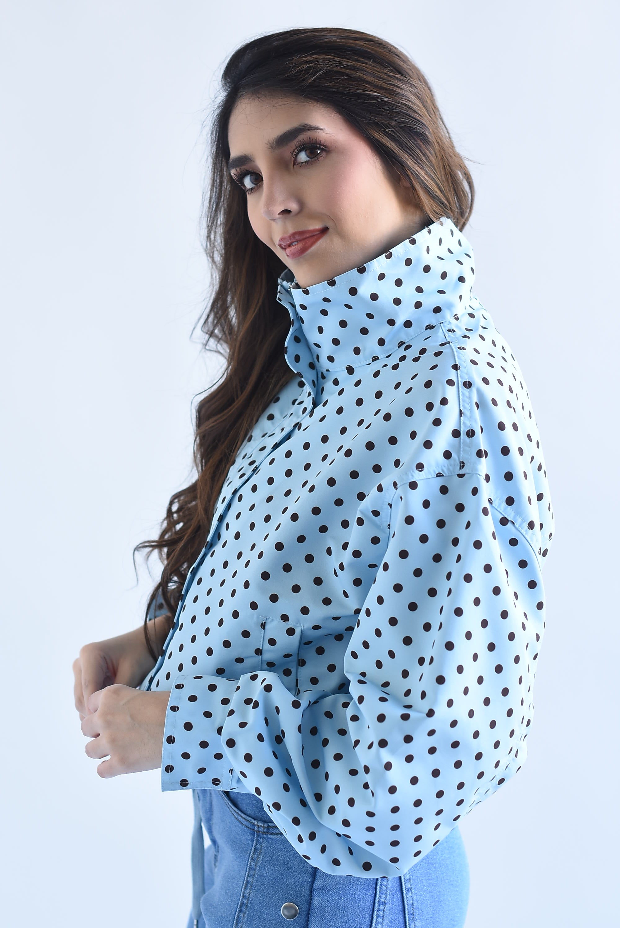 Chamarra polka dots jaretas