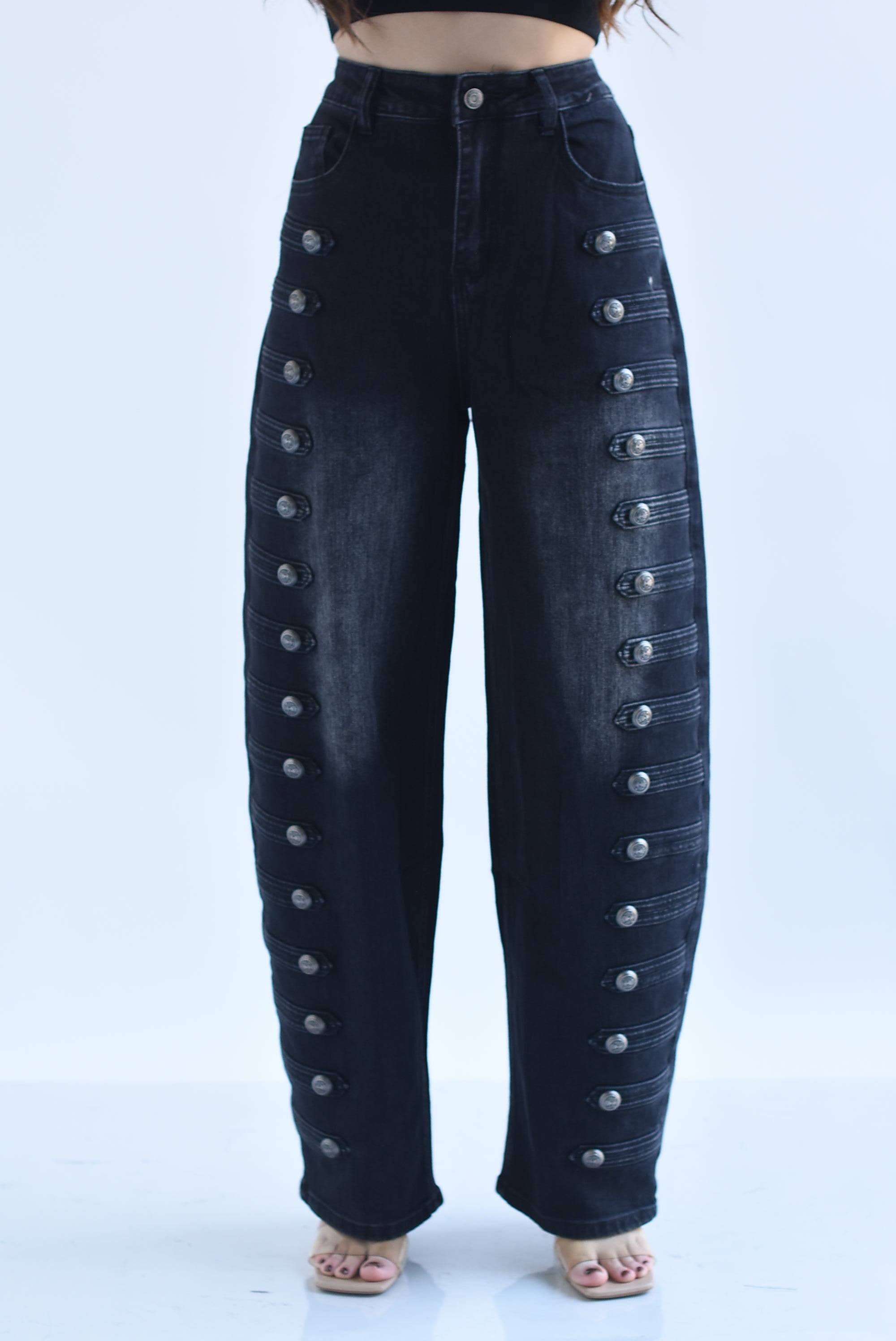 Jeans barrel militar