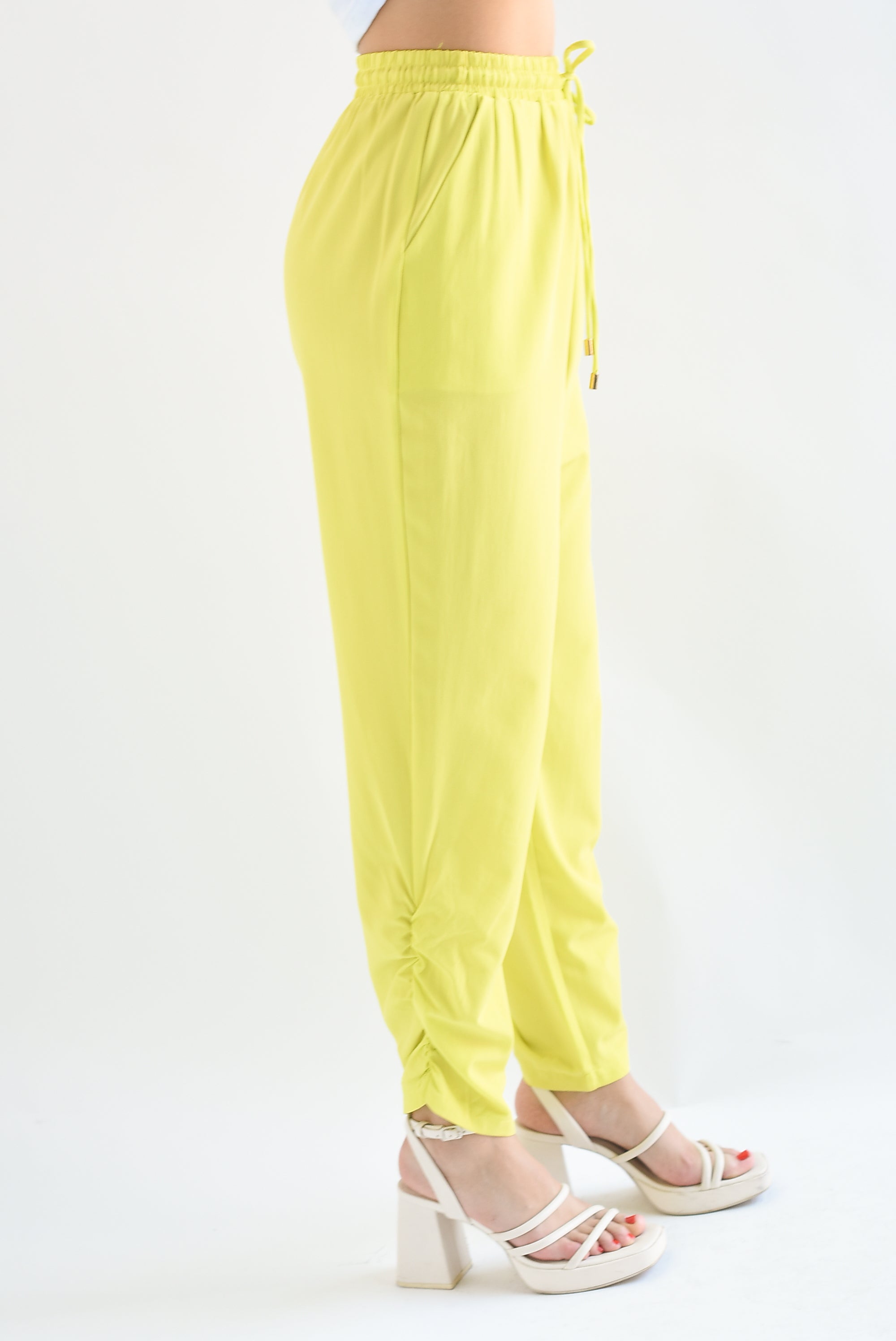 Pantalón simulación jogger Lime