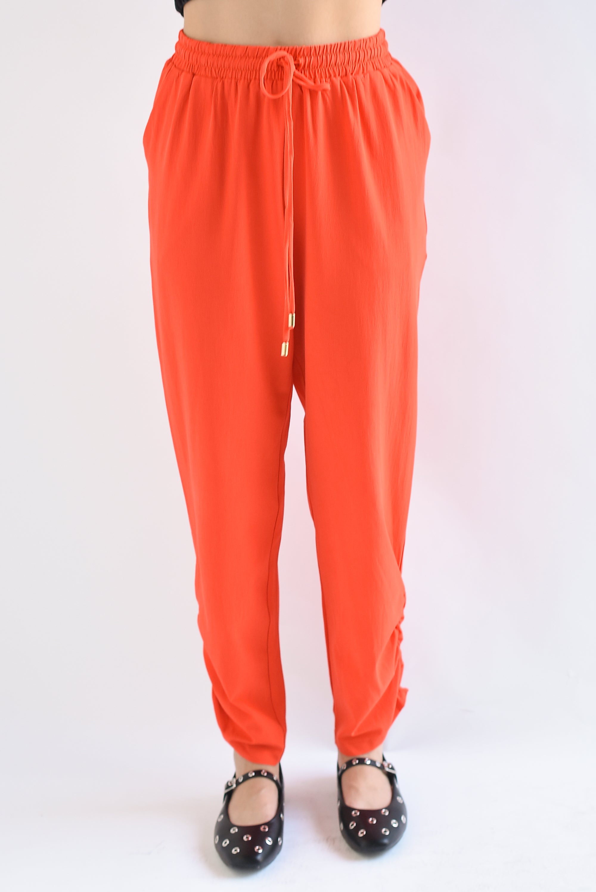 Pantalón simulación jogger Rojo Tomate