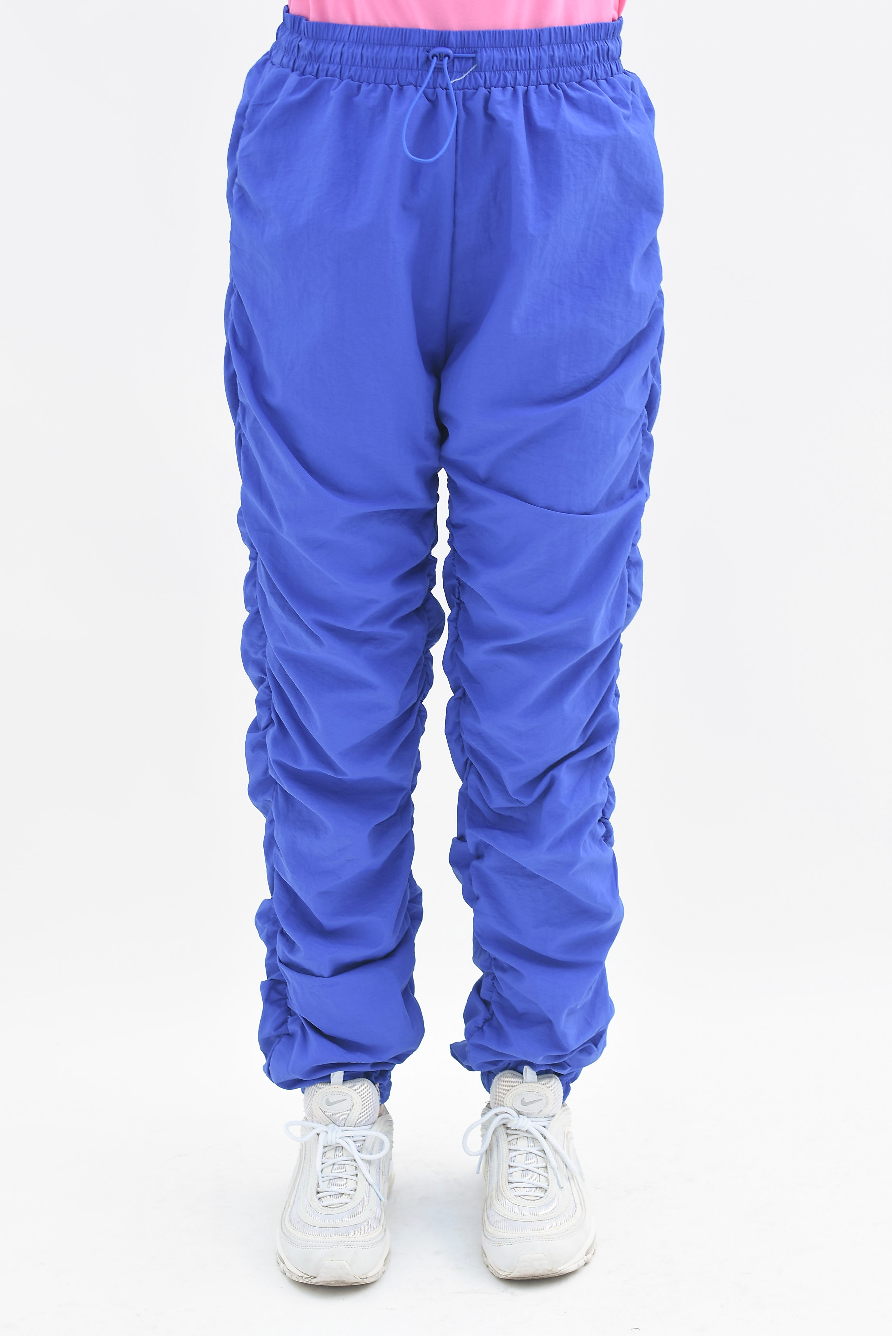 Jogger drapeado Azul Rey