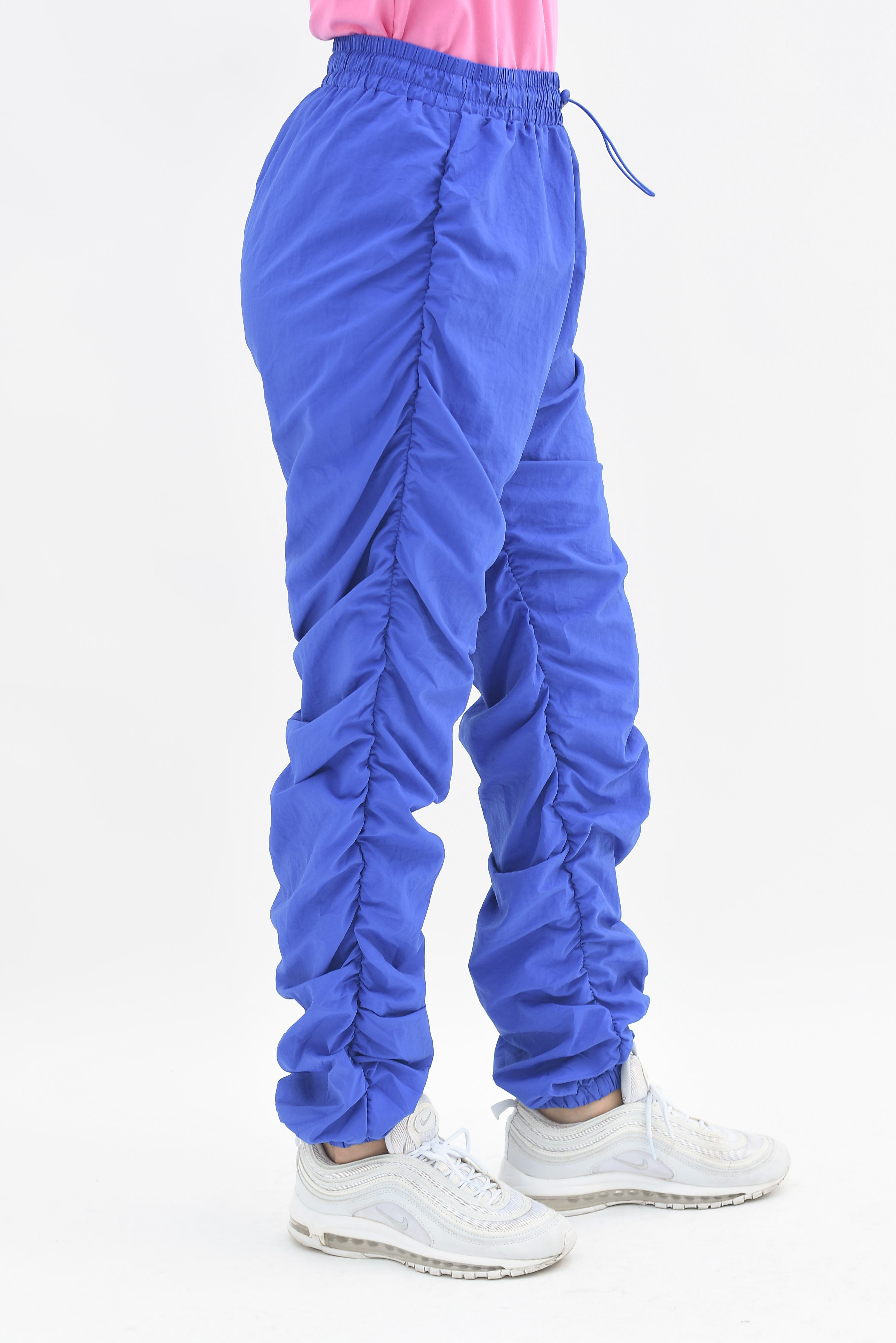 Jogger drapeado Azul Rey