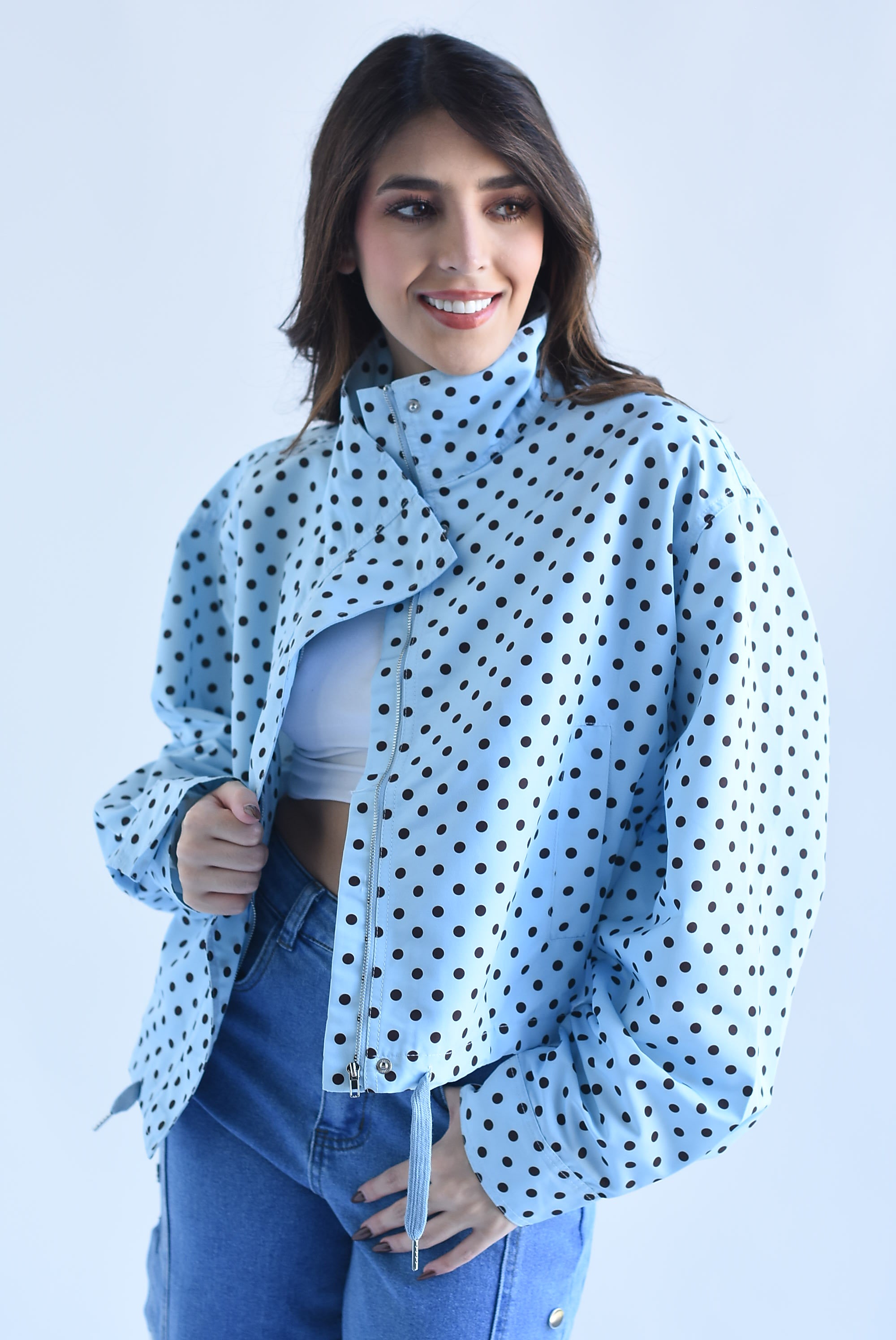 Chamarra polka dots jaretas