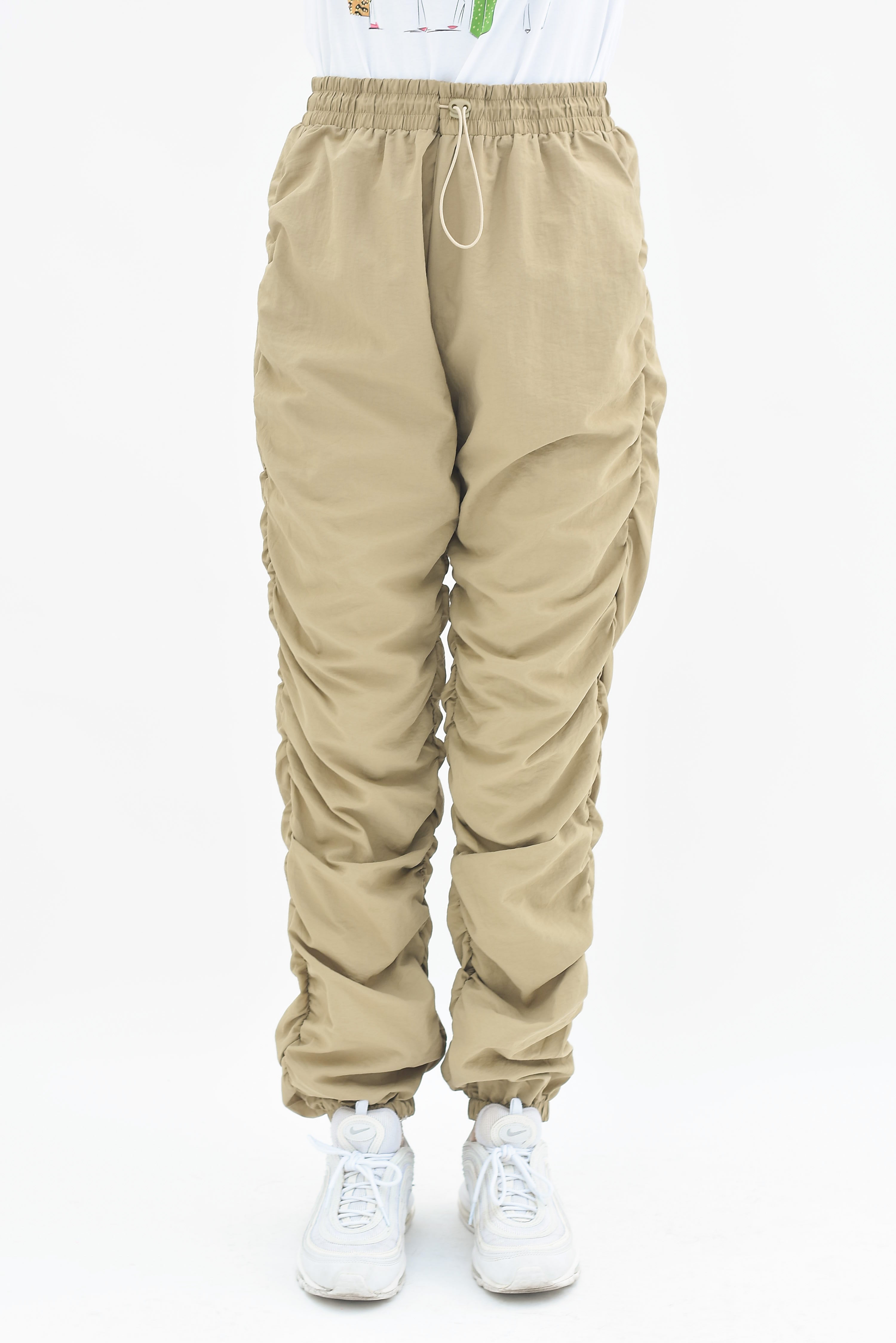 Jogger drapeado Kaki